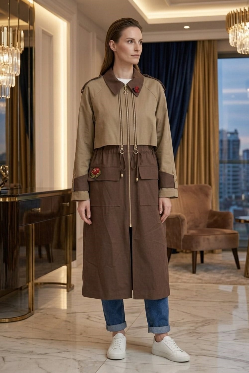 Ghisa Trenç 2714 Kahve Camel Kap GHİSA 