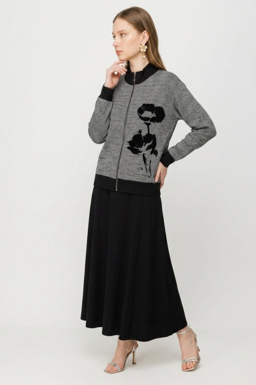 Armine Trend 26KA608 Avenna Takım Siyah Takım ARMİNE TREND 