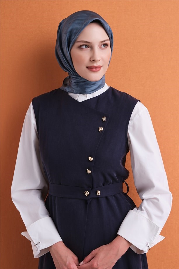 Armine Dj Saf Twill İpek Eşarp 9630D (T) - Bebe Mavisi Eşarp ARMİNE 