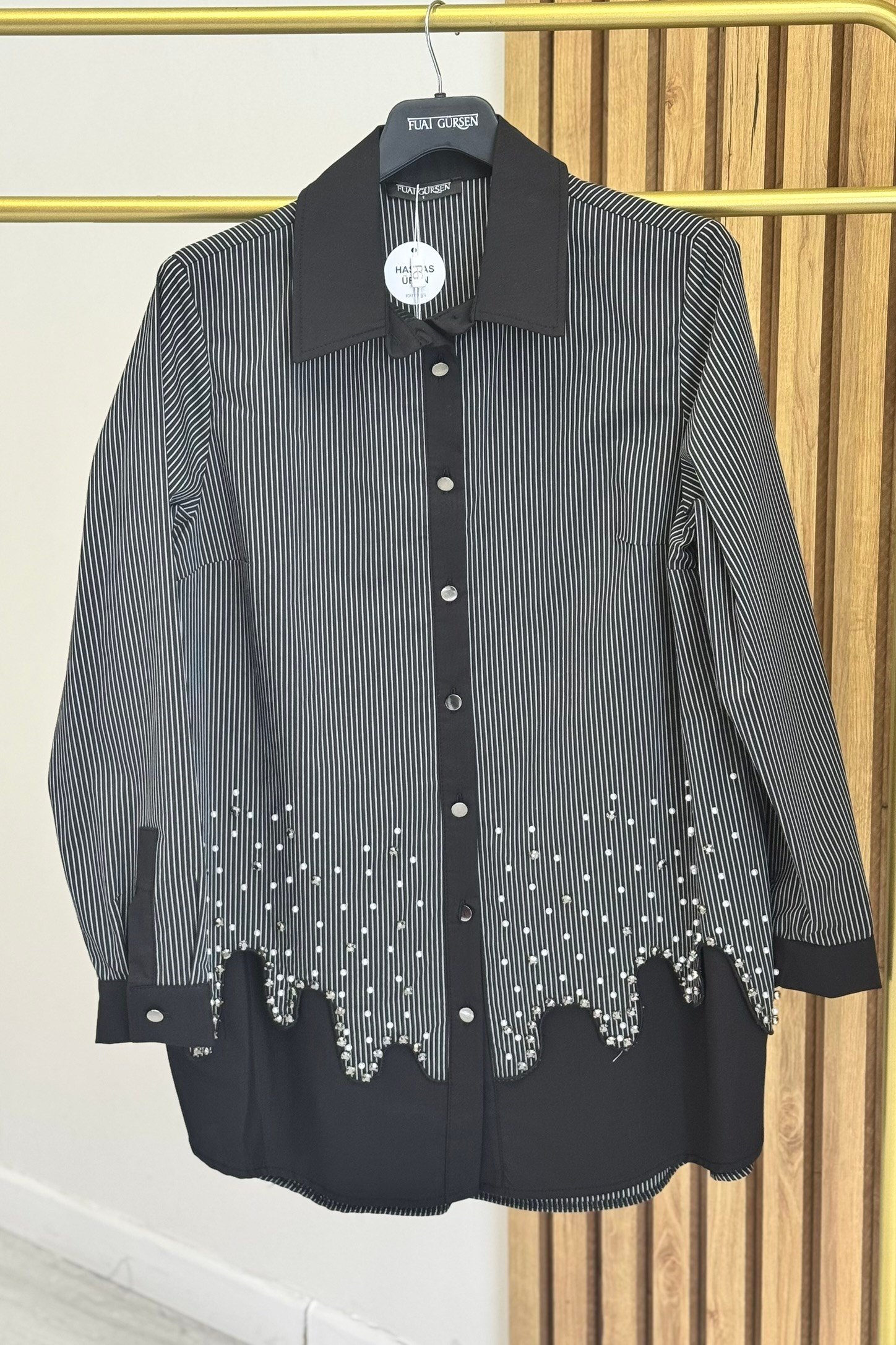 Fuat Gürşen 6303 Tunik - Siyah Tunik FUAT GÜRŞEN 
