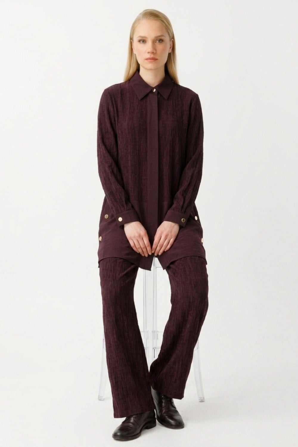 Armine Trend 26YA627 Avenna Takım Mürdüm Takım ARMİNE TREND 