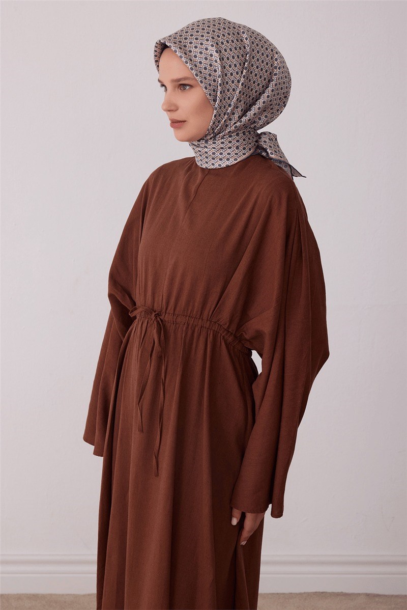 Belli 4418 Belli İmza Monogram %100 Twill İpek Eşarp Taş Eşarp BELLI 