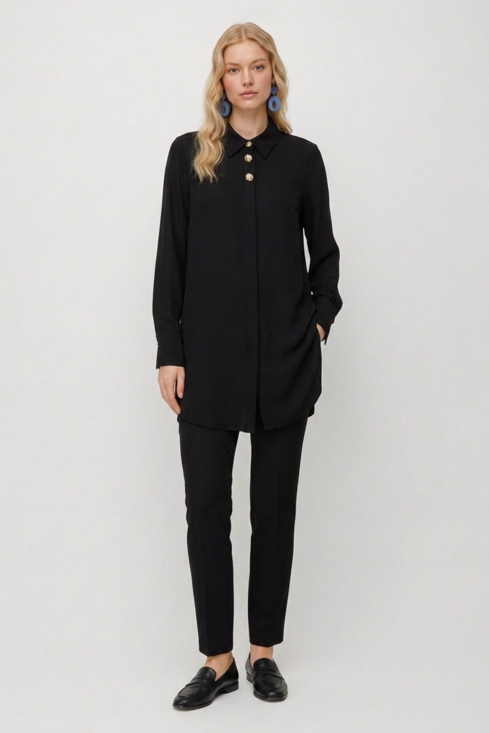 Armine Trend 26KT426 Arm Trend Tunik Siyah Tunik ARMİNE TREND 