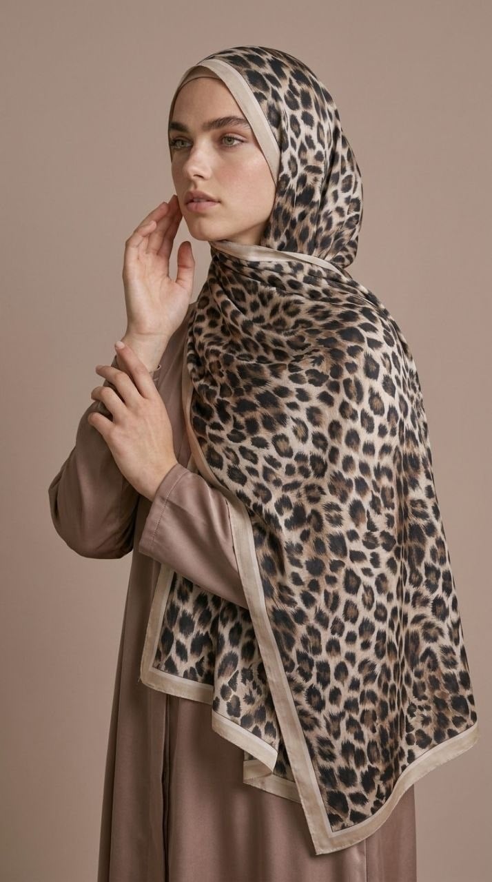 Levidor 39081 Leopar Vella Şal - Taş Şal LEVİDOR 