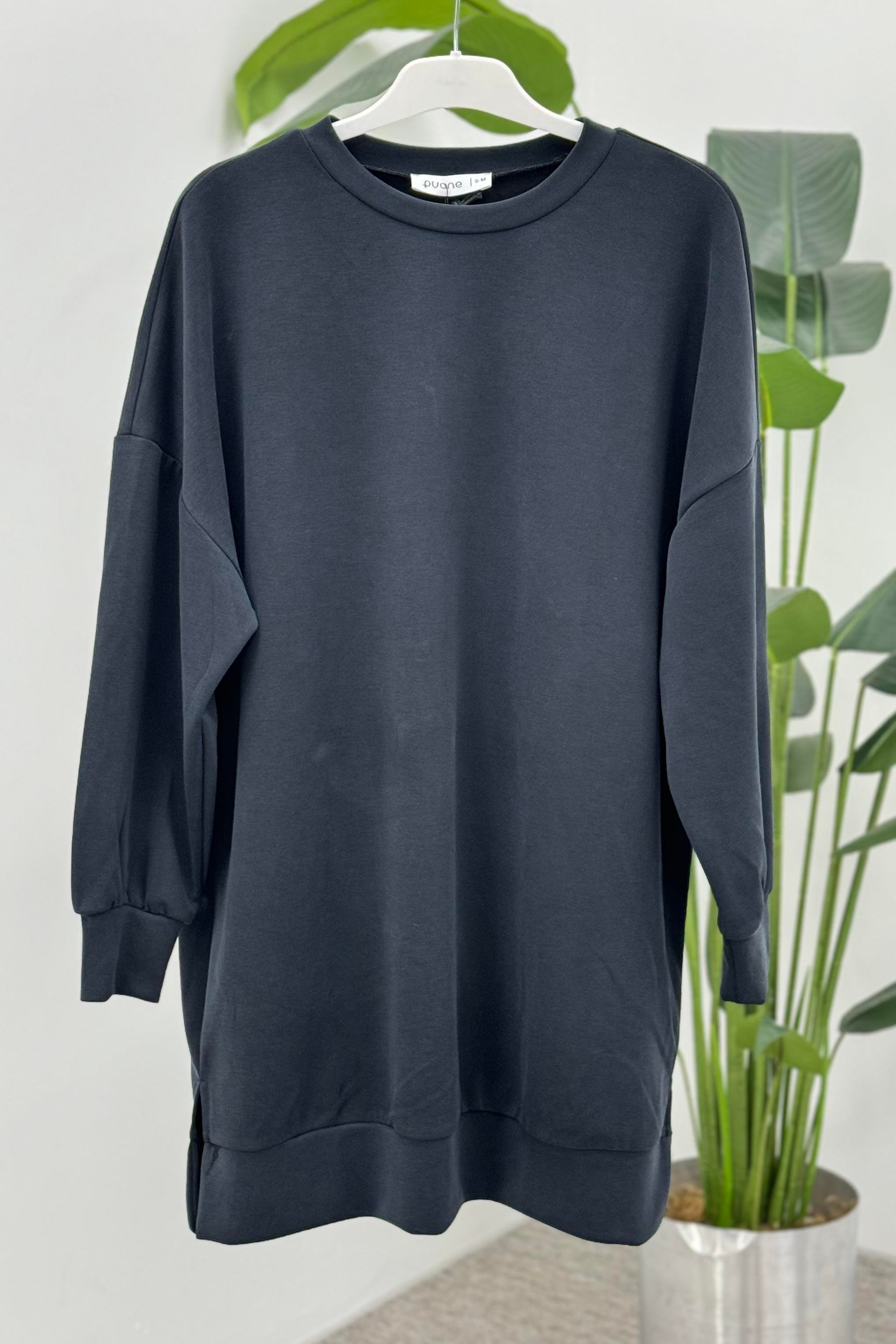 PUANE Bambu Basic Tunik 10604 - Siyah  Tunik 