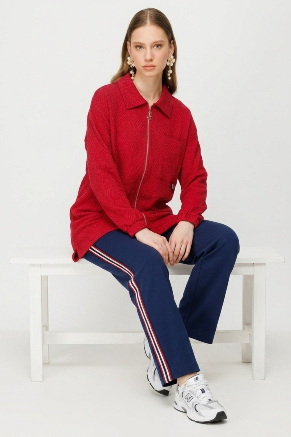 Armine Trend 26KT646 Arm Trend Takım Kırmızı Takım ARMİNE TREND 