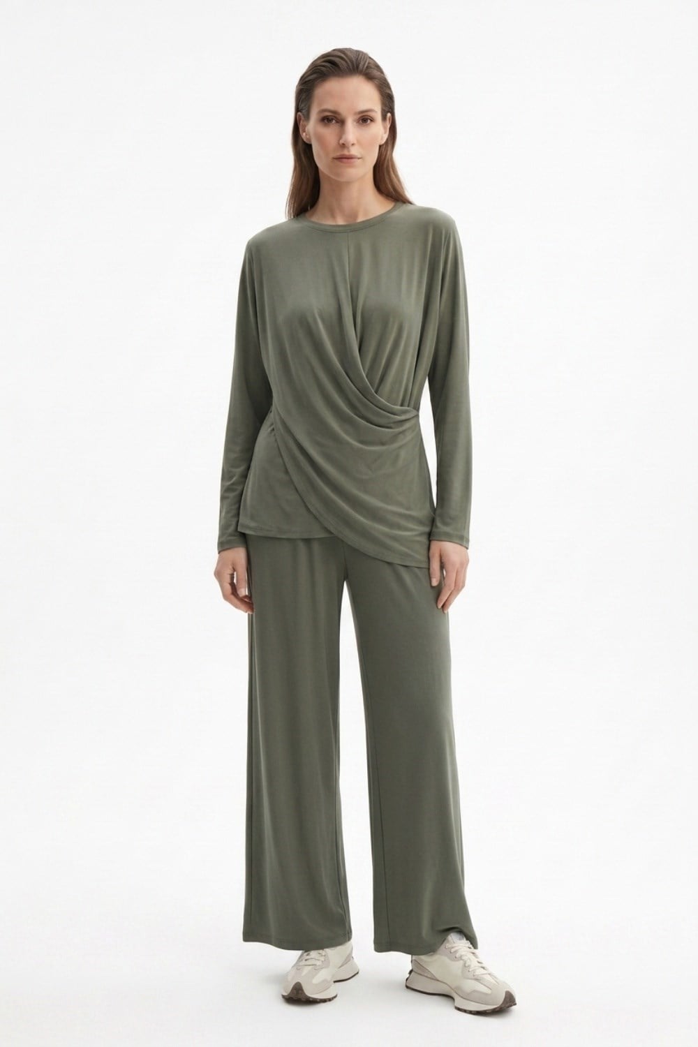 Bağlama Detaylı Takım Haki Takım İKOLL 
