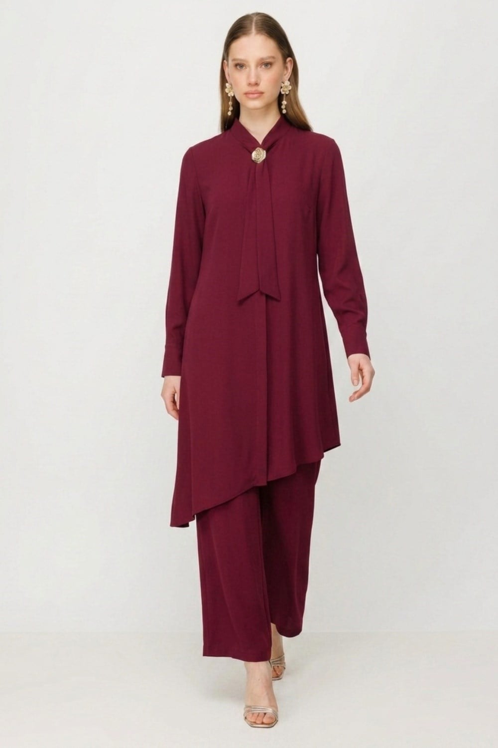 Armine Trend 26KA610 Avenna Takım Bordo Takım ARMİNE TREND 