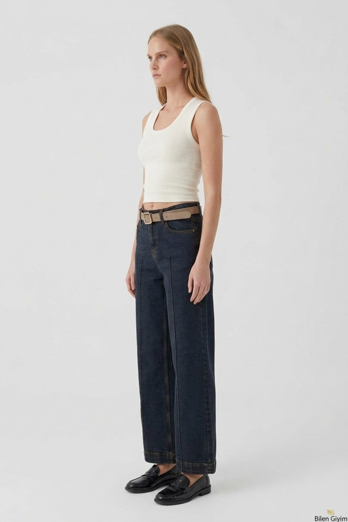 Çimalı Kot Pantolon 7163 Koyu Mavi - Kar Yıkama Pantolon XLove Jeans 