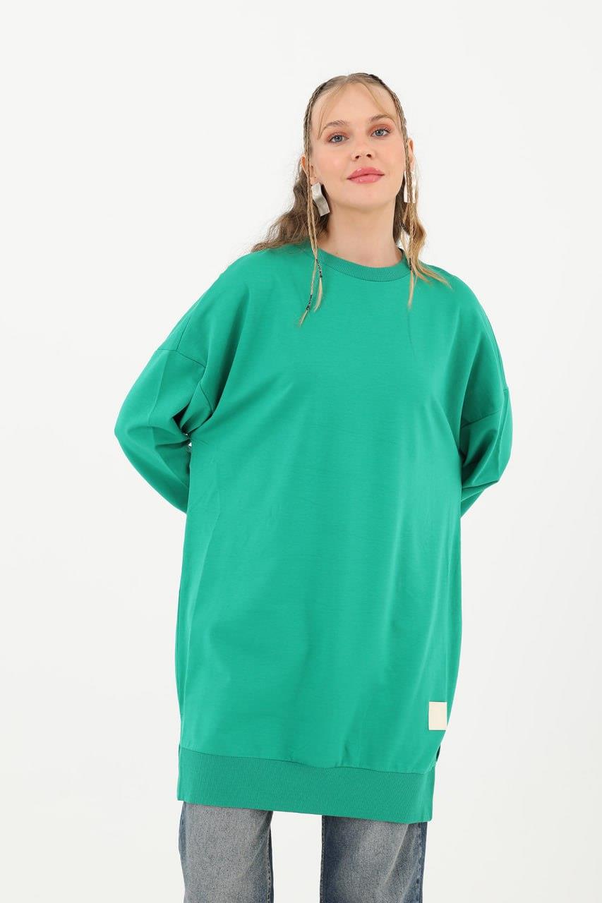 PUANE Bisiklet Yaka Basic Araboy Tunik 30644 - Benetton Bisiklet Yaka Basic Araboy Tunik 30644 - Benetton - Bilen Giyim Tunik 