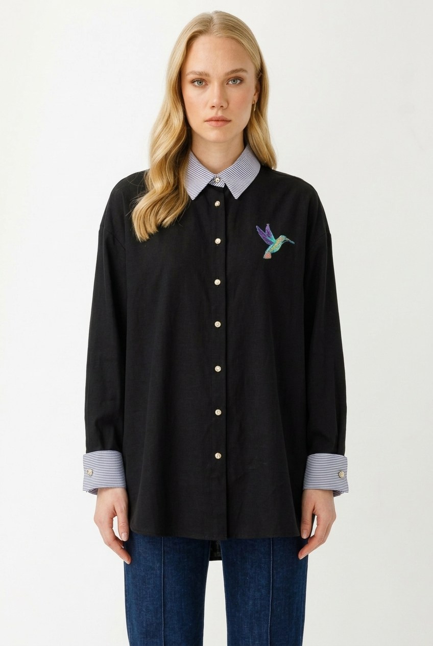 Ghisa Tunik 4519 Siyah Tunik GHİSA 