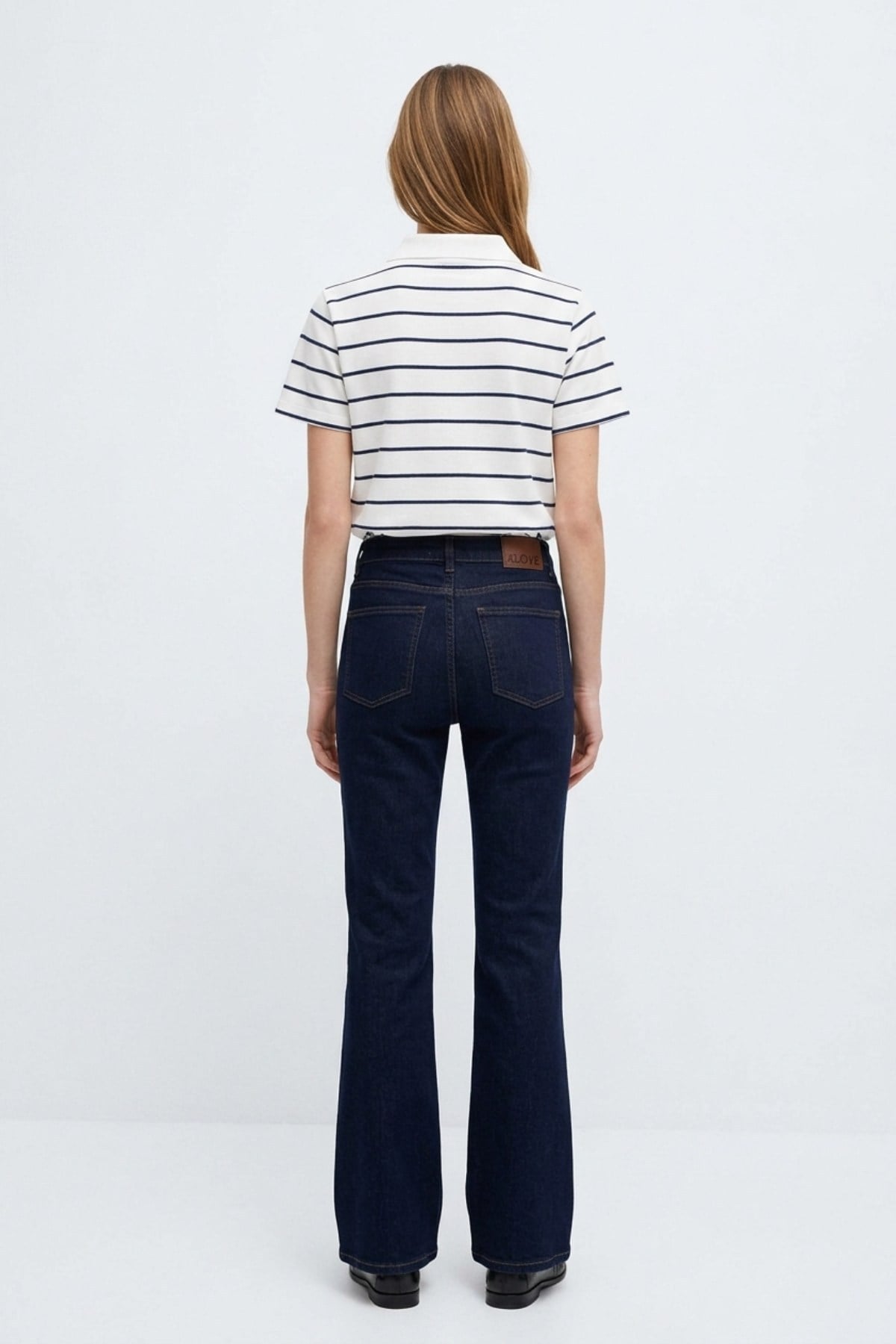 Premium İspanyol Paça Pantolon 967 Slaplı Lacivert Pantolon XLove Jeans 
