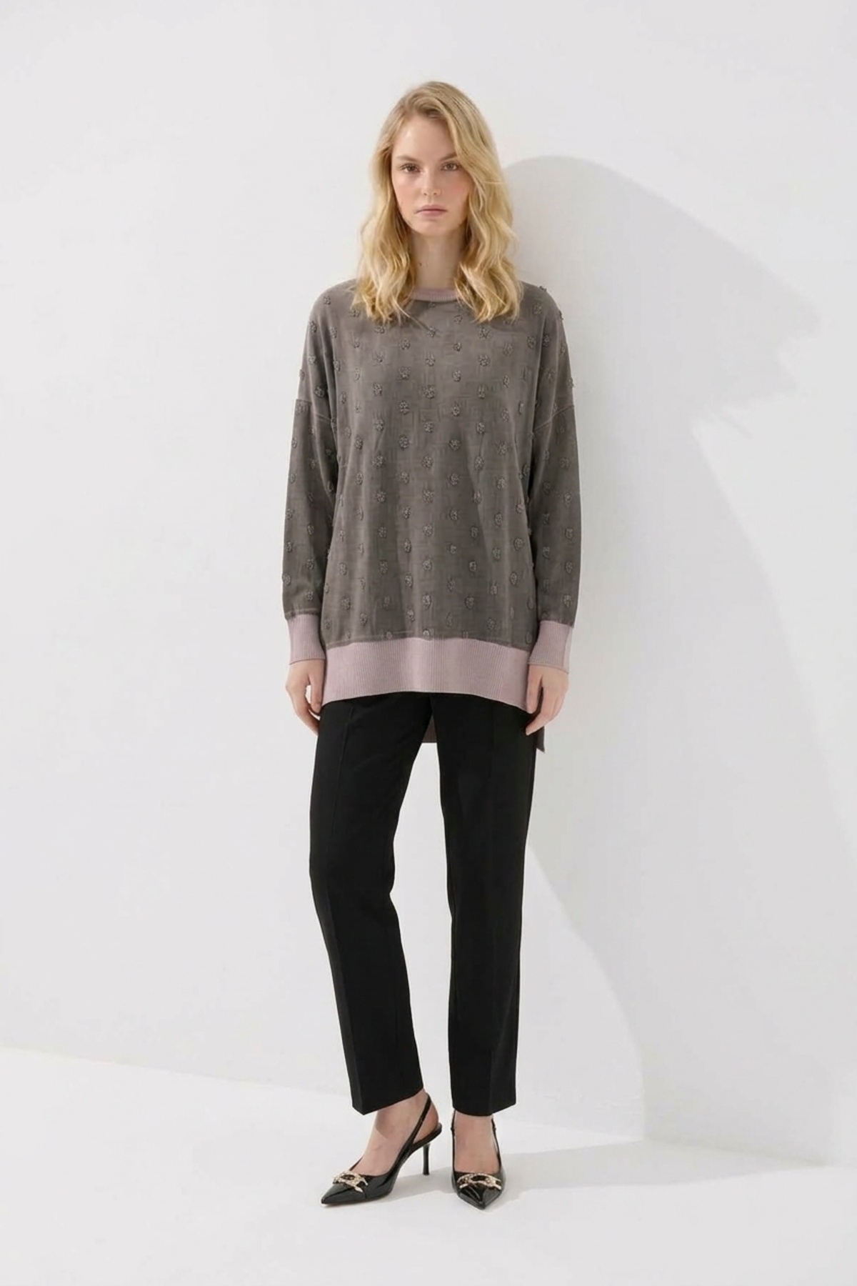Nuss 3043 TUNİK Vizon Tunik NUSS 