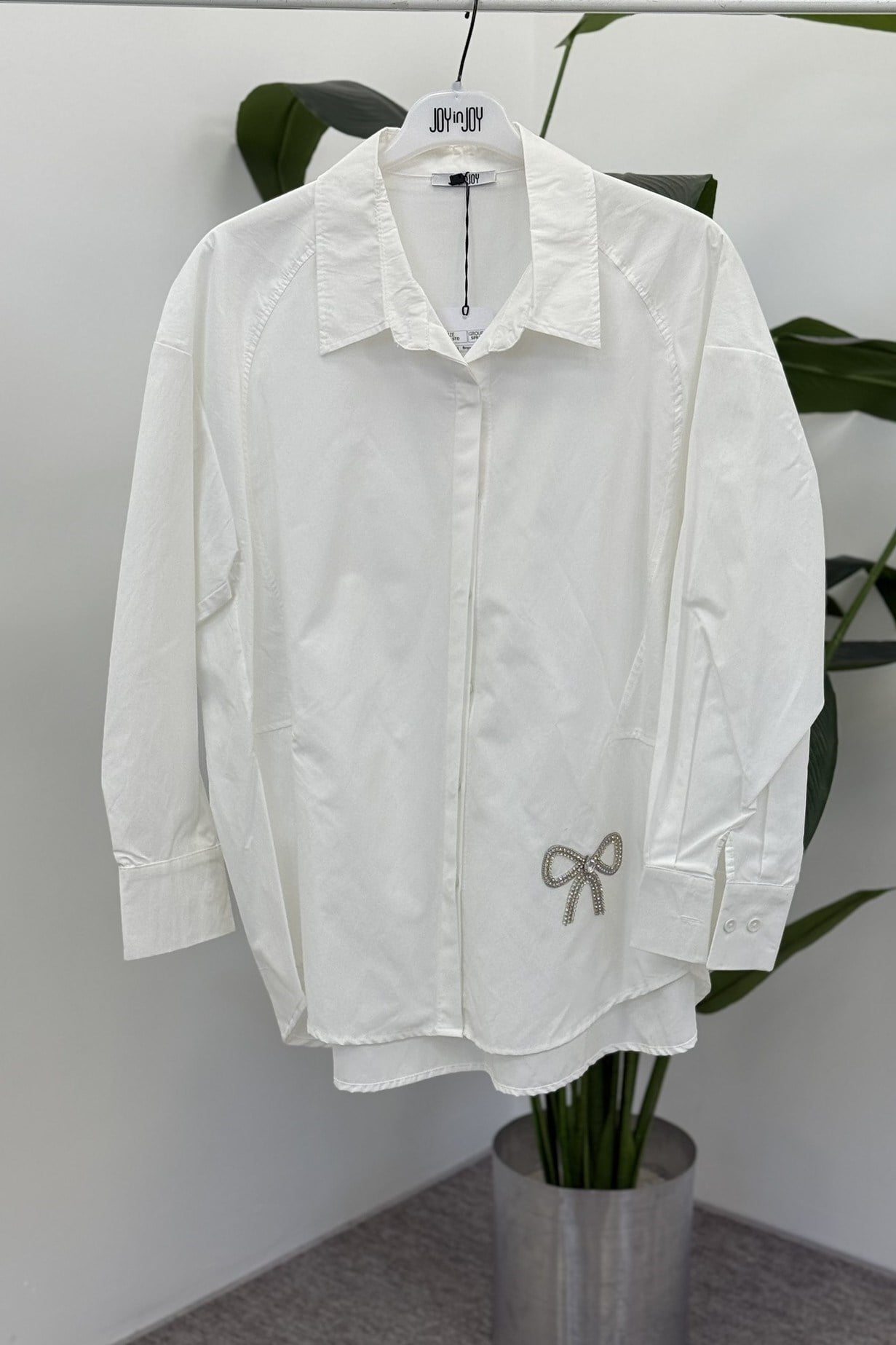 Fiyonk Aksesuarlı Tunik 265195 - Ekru Tunik NEFİSE 