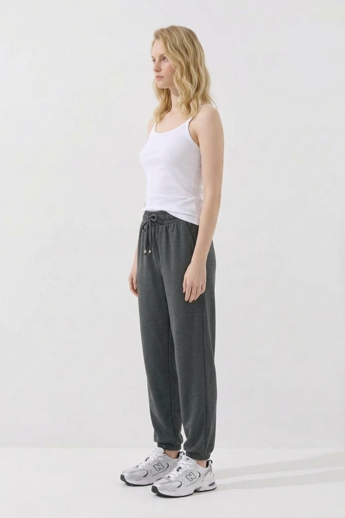 Jogger Modal Pantolon 1005382 Antrasit Pantolon İKOLL 