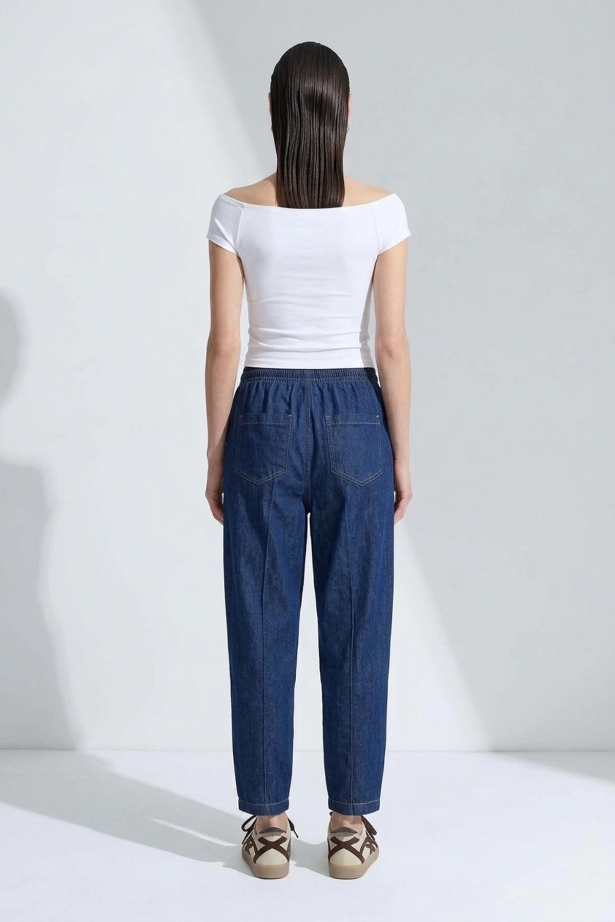 Konik Fit Denim Pantolon 0035846 Lacivert Pantolon İKOLL 