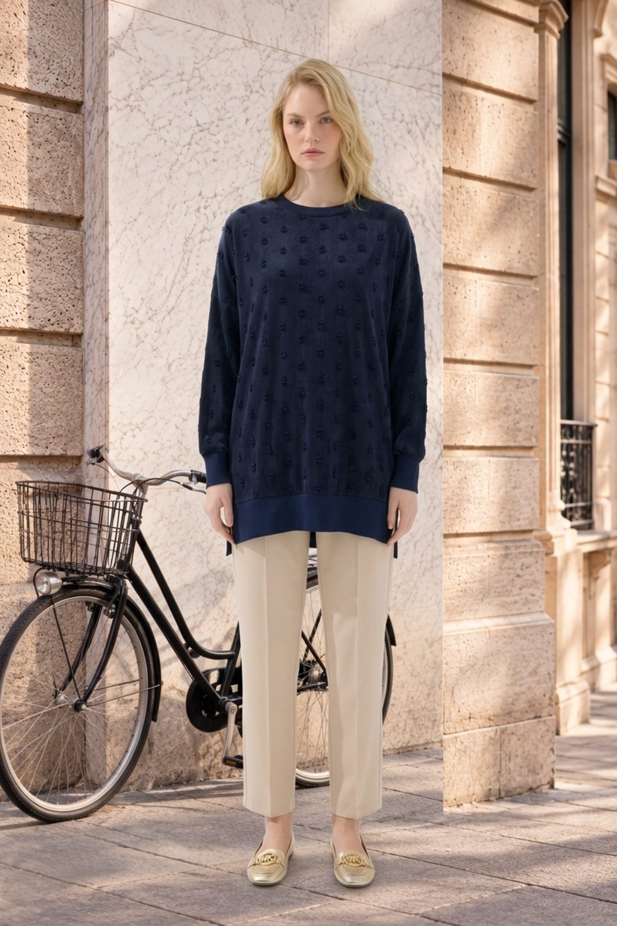 Nuss 3043 TUNİK Lacivert Tunik NUSS 