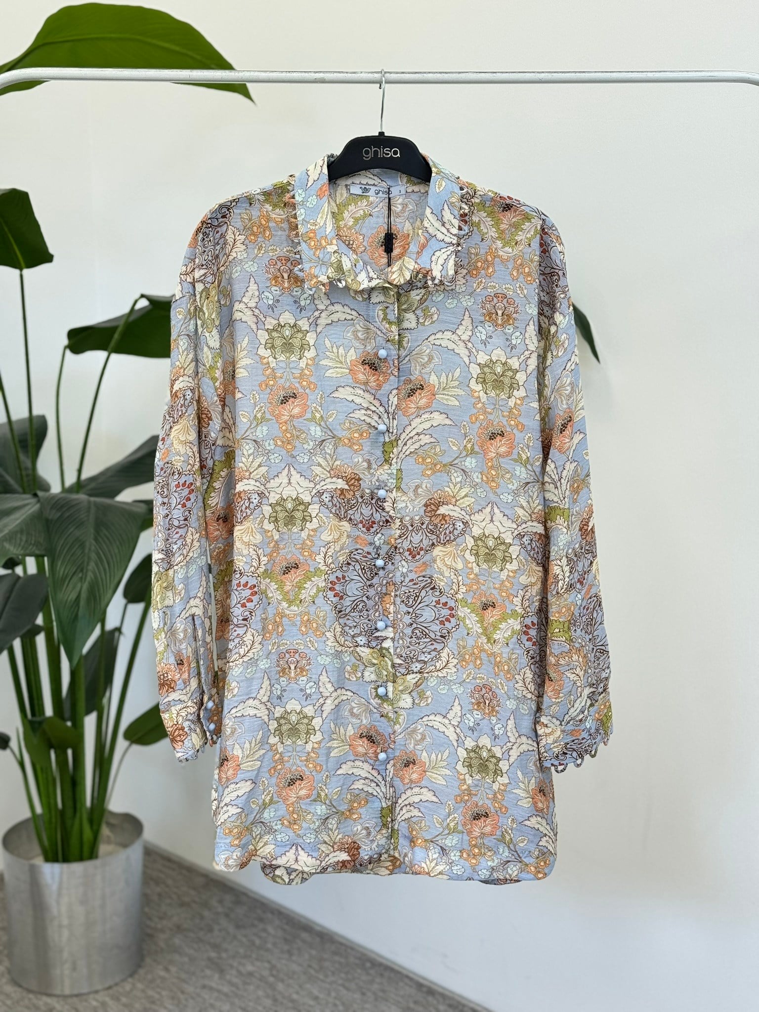 Ghisa 4448 Tunik - Mavi Tunik GHİSA 