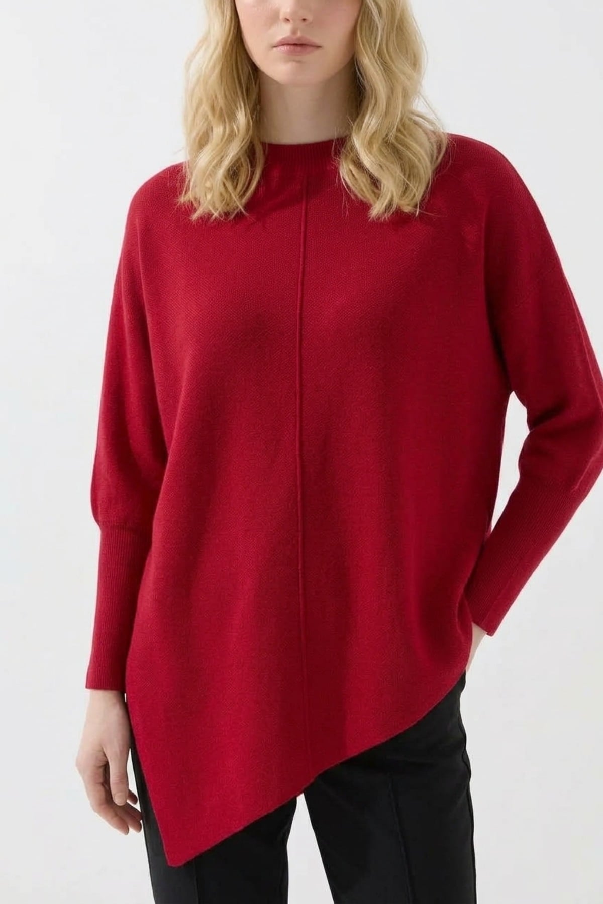 Yumuşak Dokulu Tunik 146019 Kırmızı Tunik NEFİSE 
