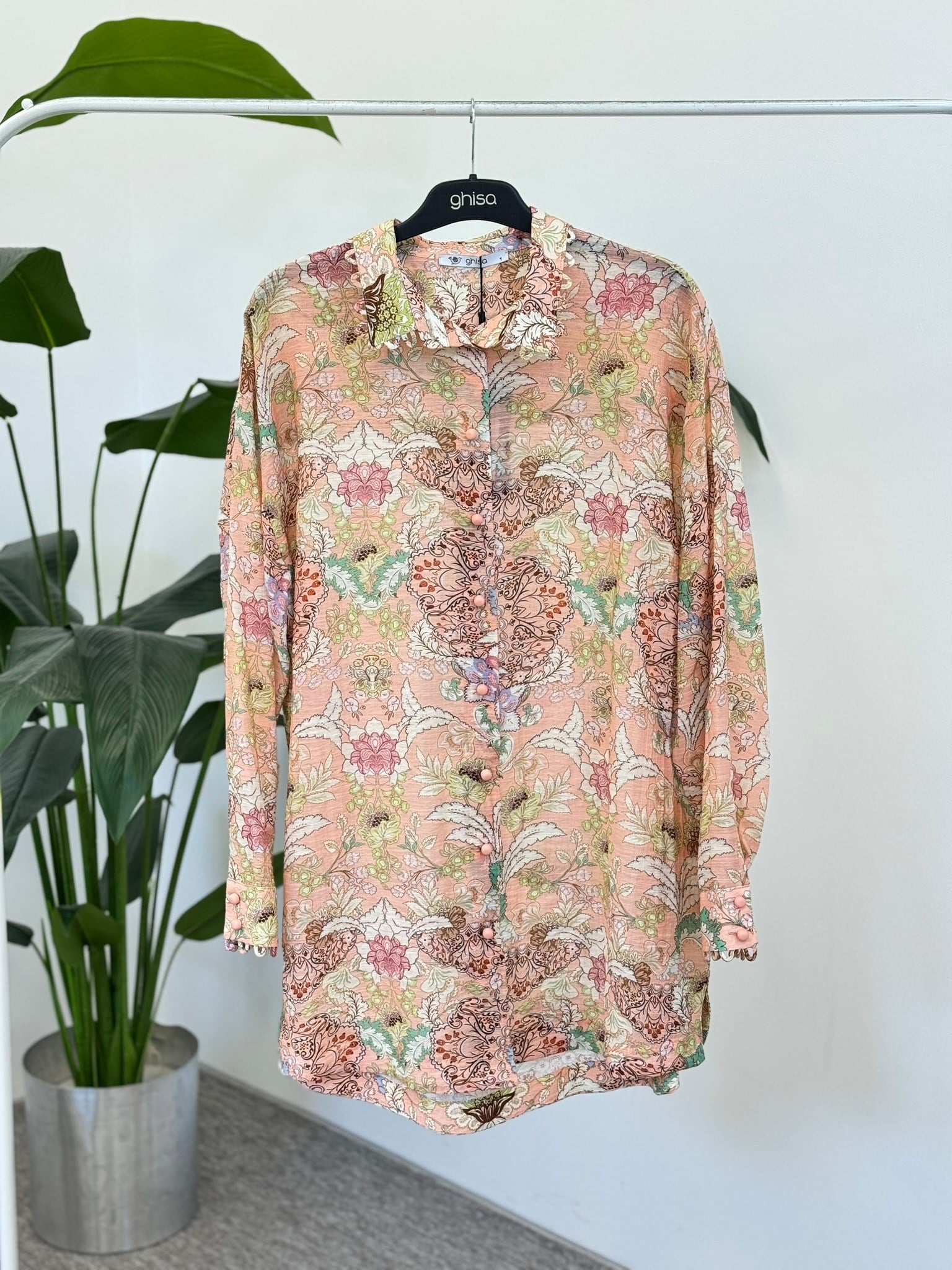 Ghisa 4448 Tunik - Pembe Tunik GHİSA 