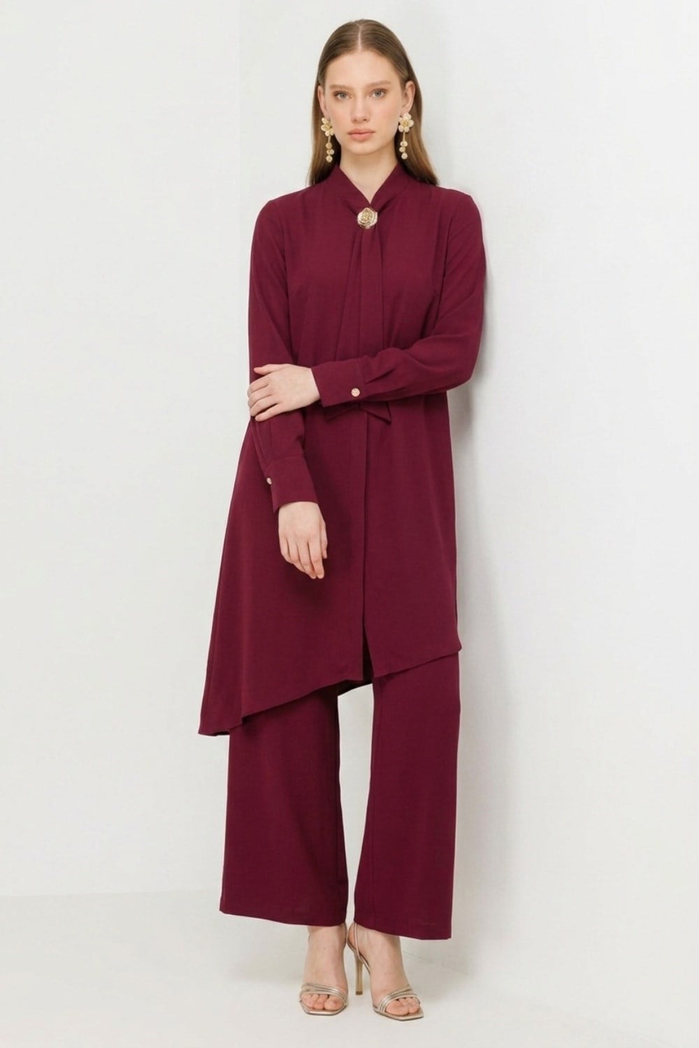 Armine Trend 26KA610 Avenna Takım Bordo Takım ARMİNE TREND 