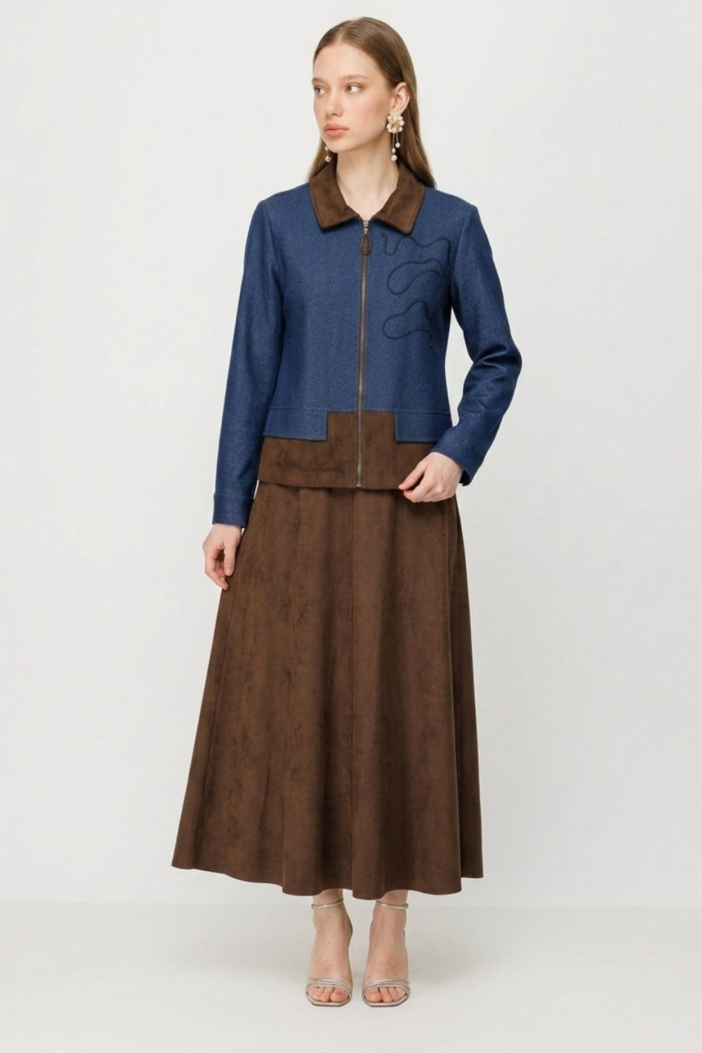 Armine Trend 26KT607 Arm Trend Takım Lacivert Takım ARMİNE TREND 