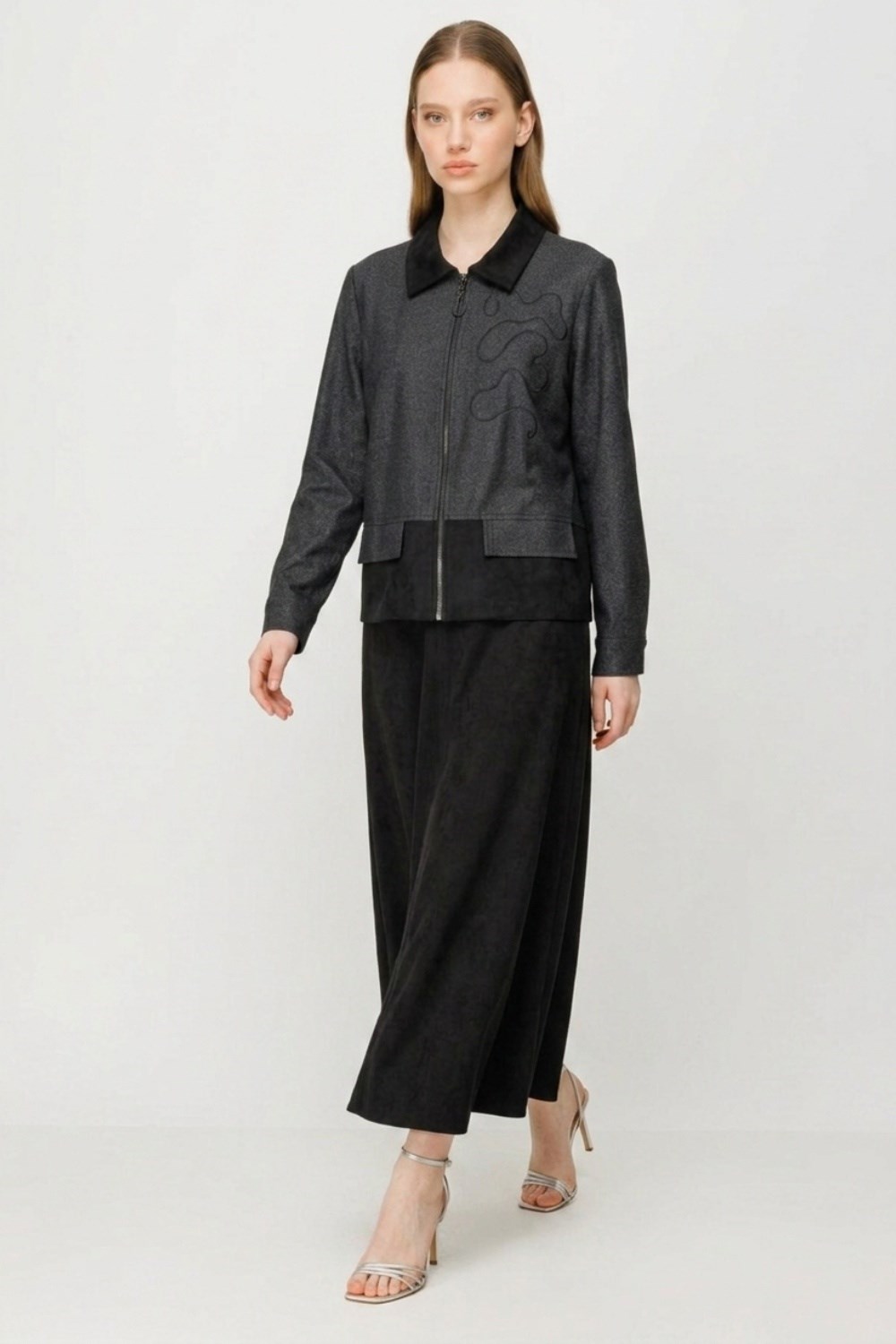 Armine Trend 26KT607 Arm Trend Takım Siyah Takım ARMİNE TREND 