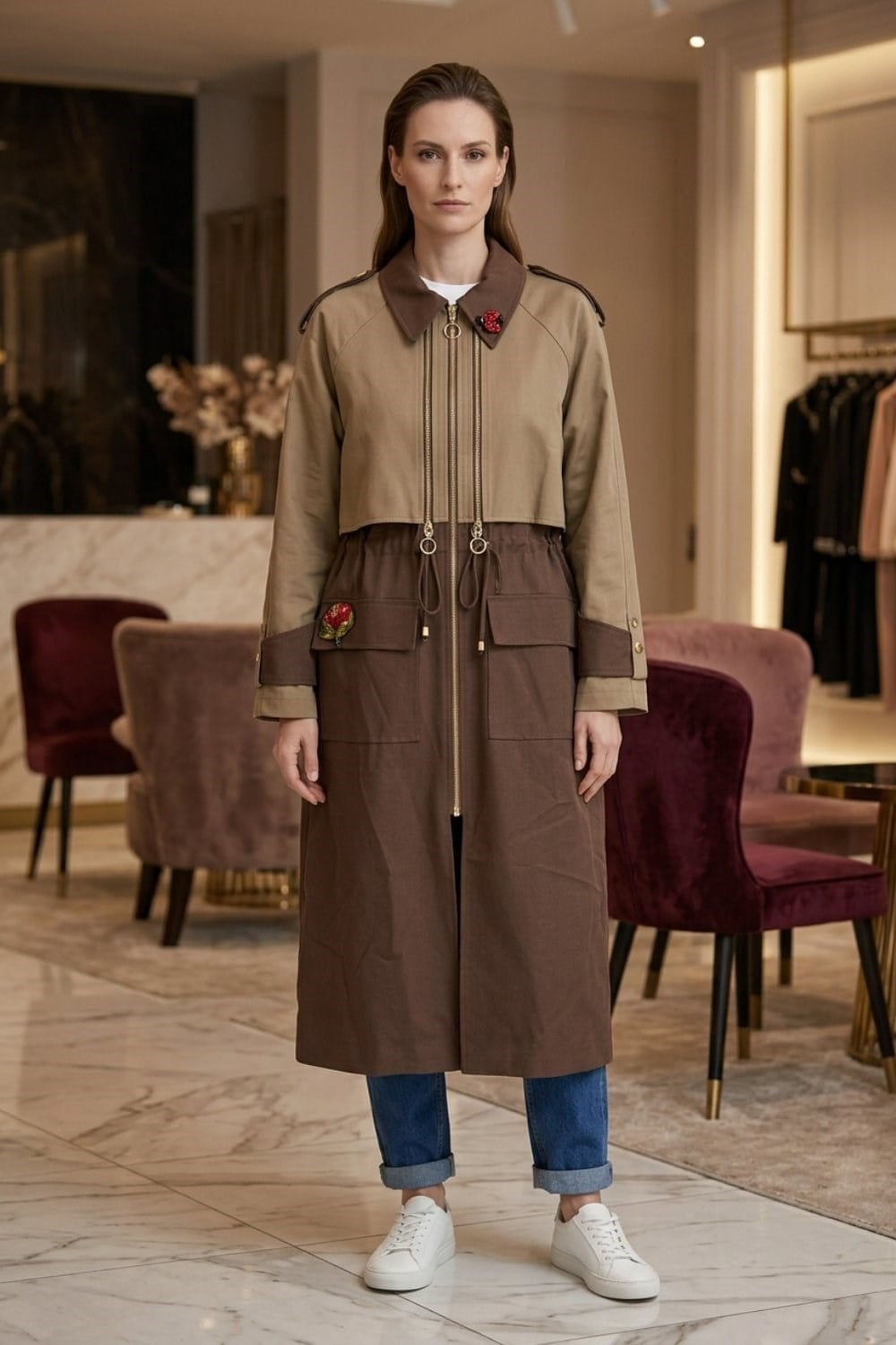 Ghisa Trenç 2714 Kahve Camel Kap GHİSA 