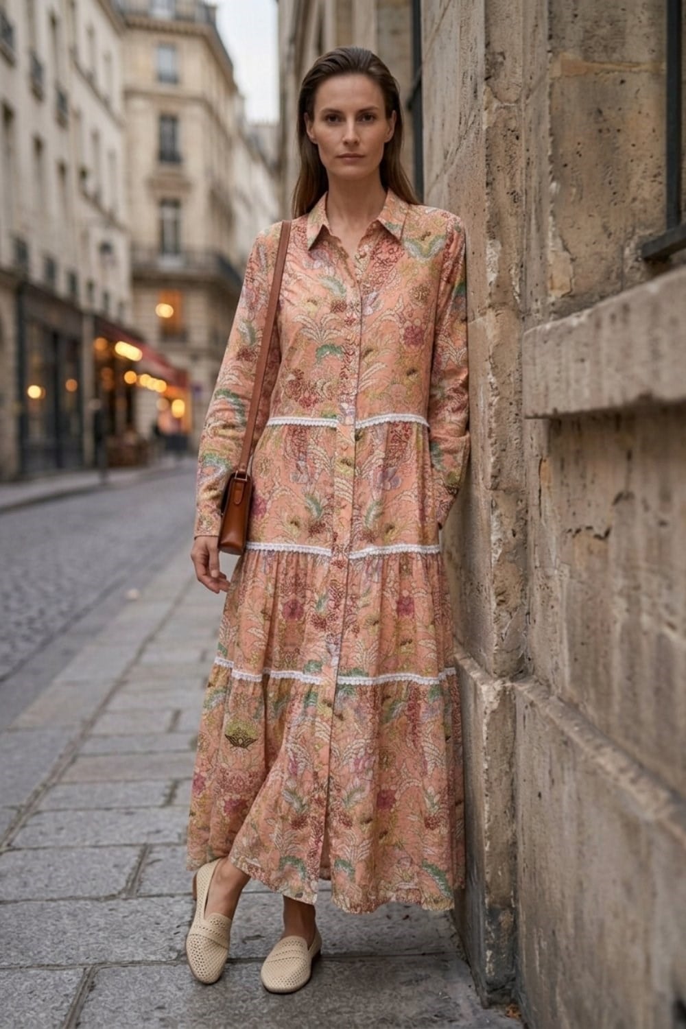 Ghisa 4449 Elbise - Pembe Elbise GHİSA 