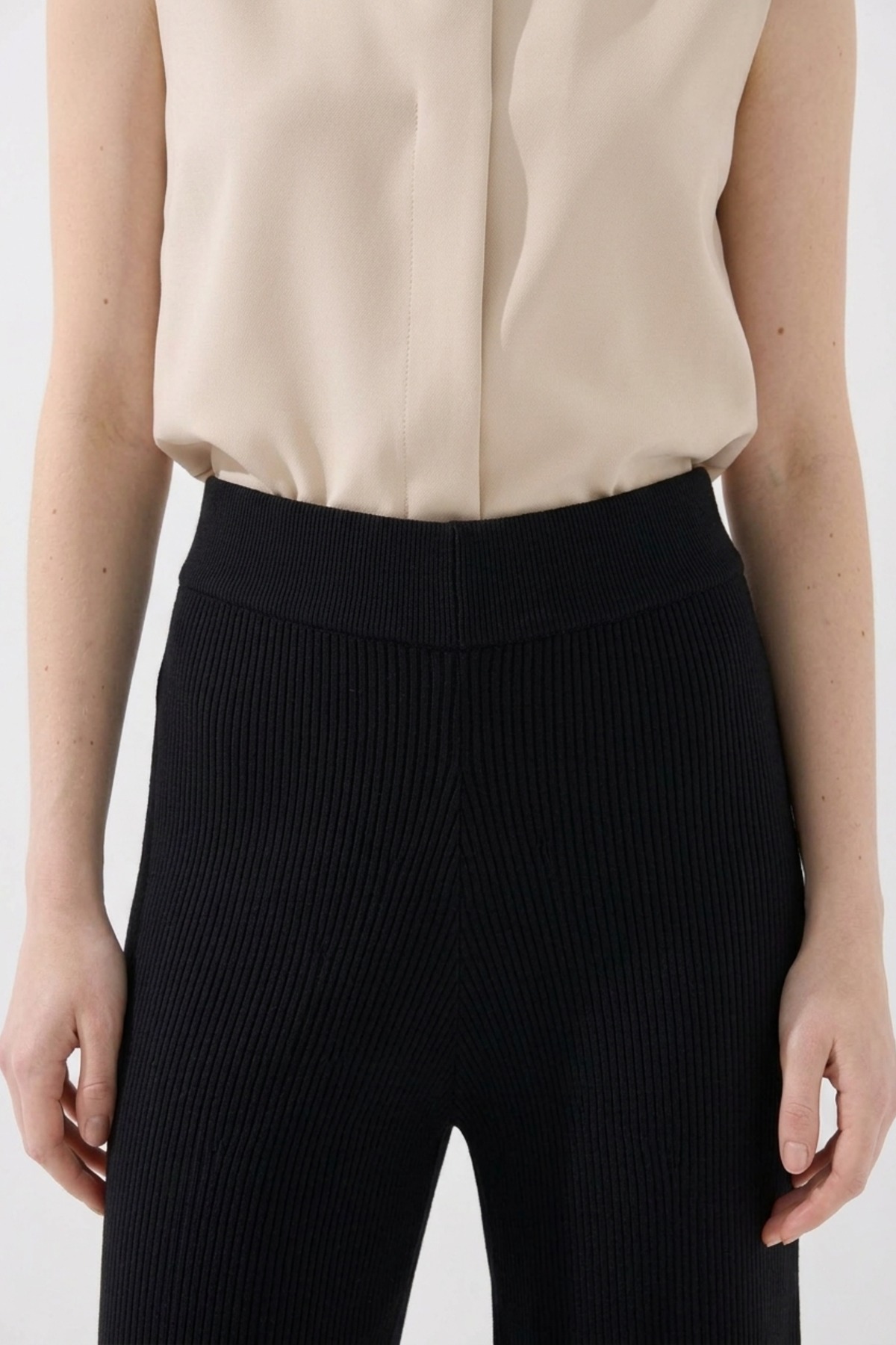 Fitilli Bol Paça Pantolon 146030 Kahve Pantolon NEFİSE 
