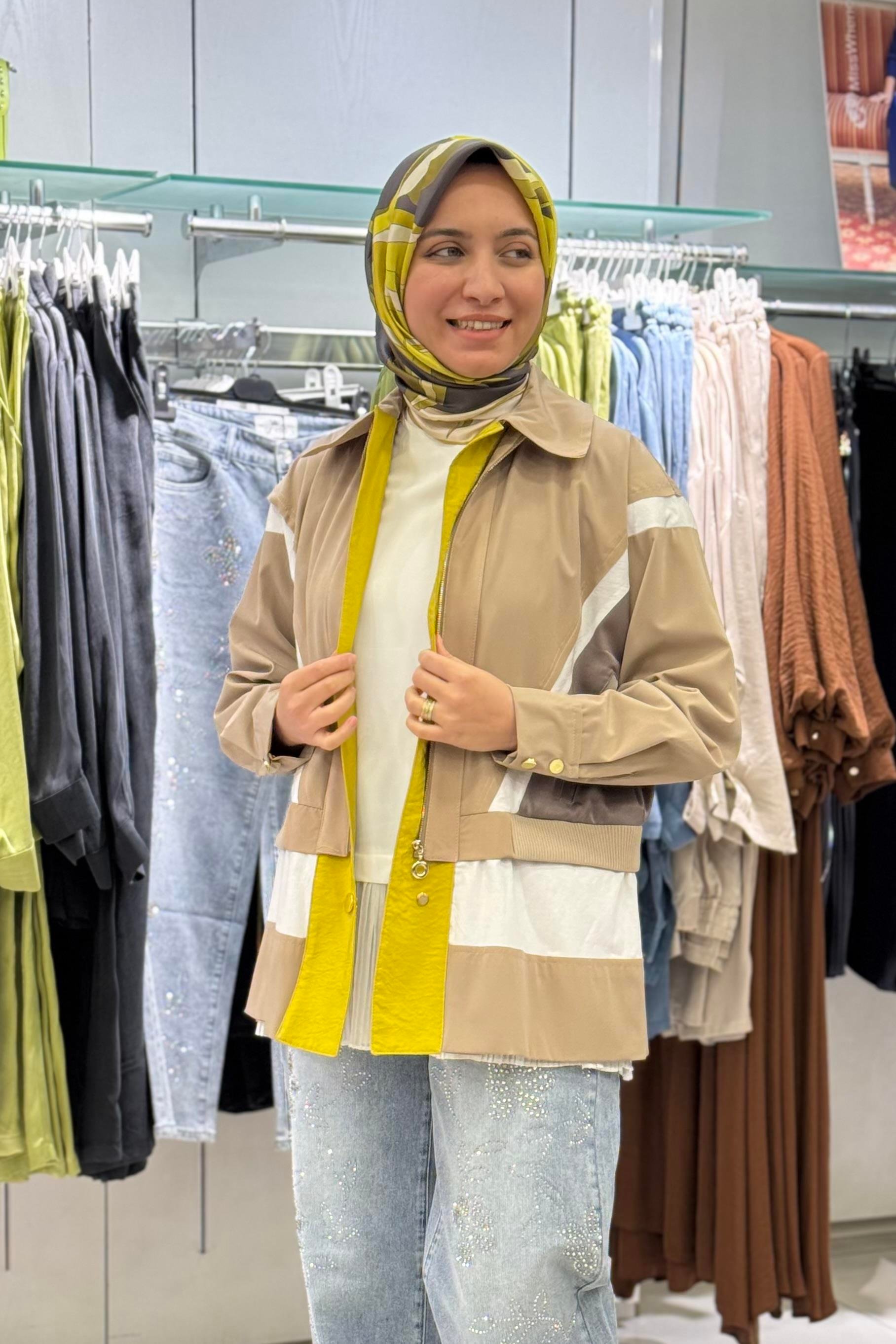 GHİSA Ghisa 3022 Ceket - Camel Ghisa 3022 Ceket - Bilen Giyim Ceket 