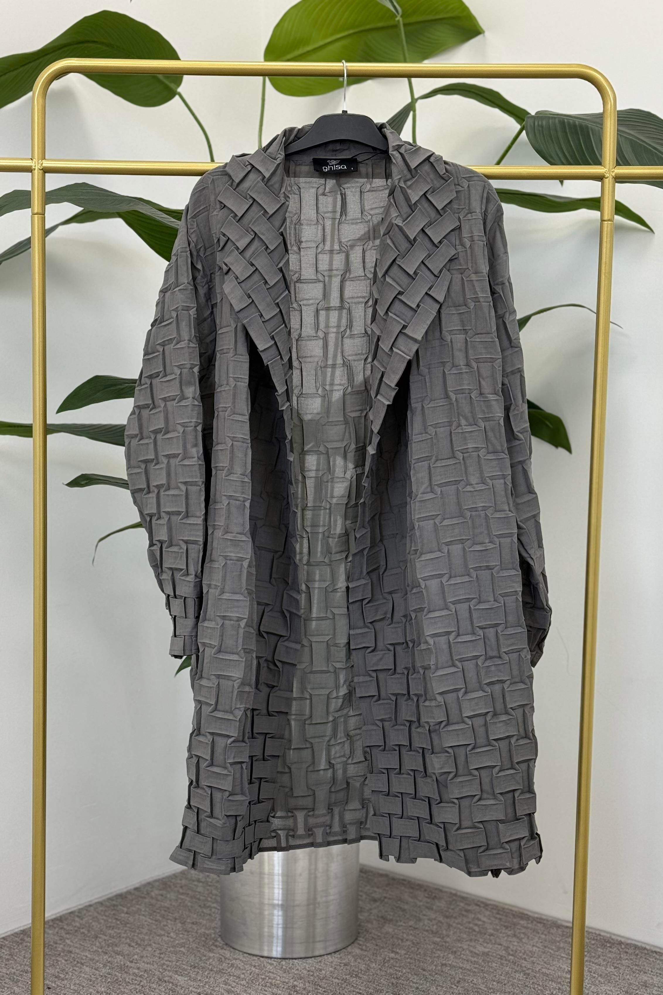 GHİSA Ghisa 3105 Ceket - Gri Ghisa 3105 Ceket - Bilen Giyim Ceket 