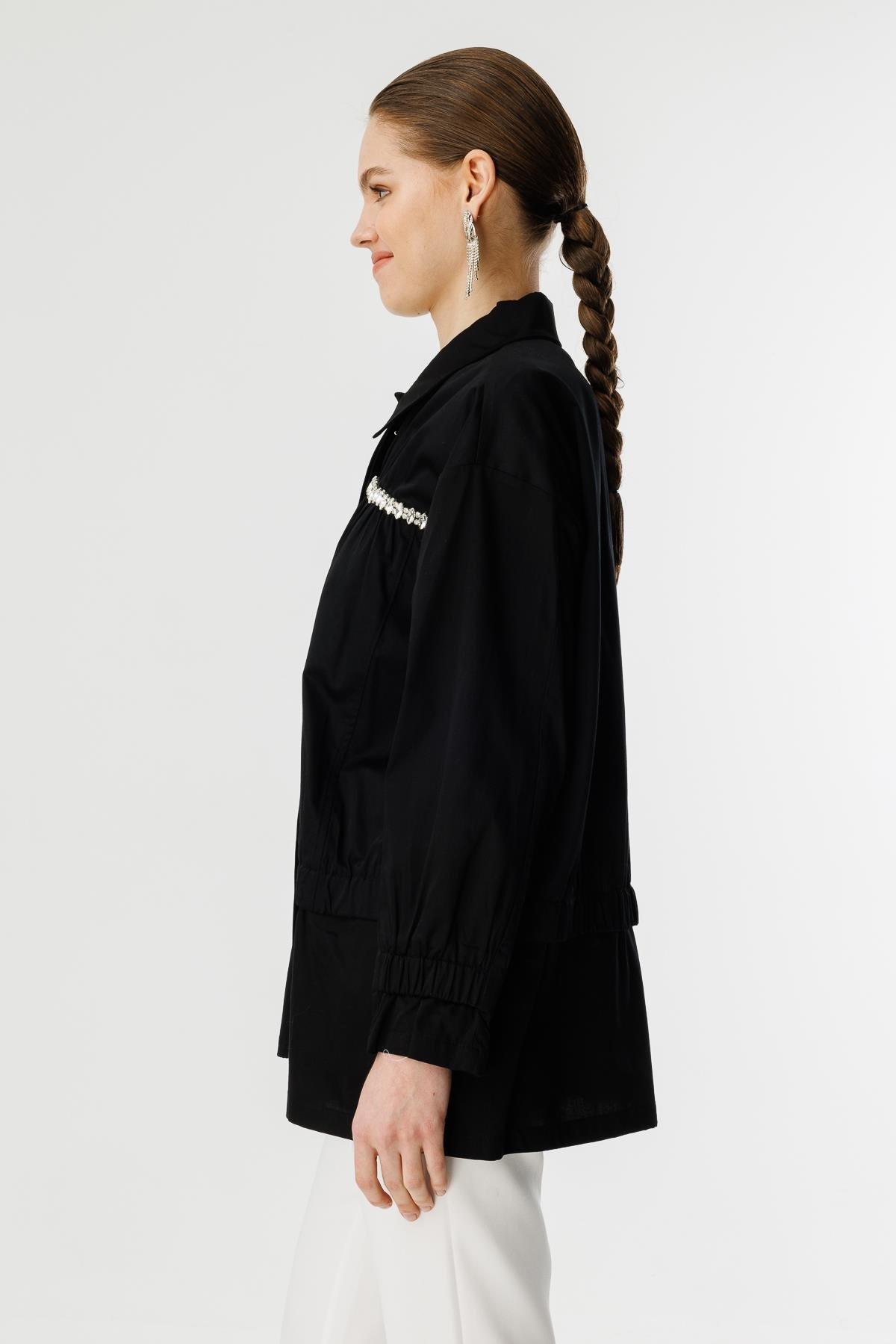 GHİSA Ghisa 4864 Tunik - Siyah Ghisa 4864 Tunik - Bilen Giyim Tunik 