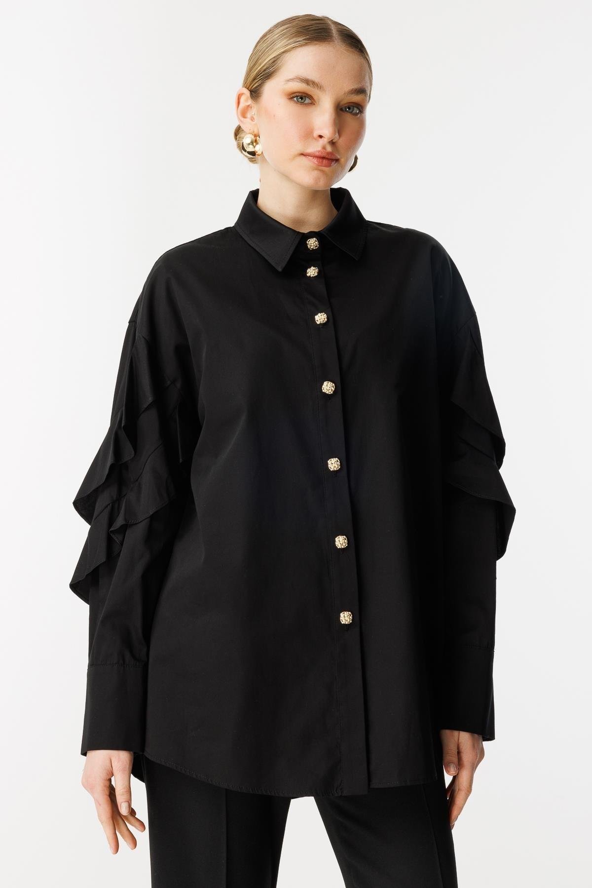 GHİSA Ghisa 4986 Tunik - Siyah Ghisa 4986 Tunik - Bilen Giyim Tunik 