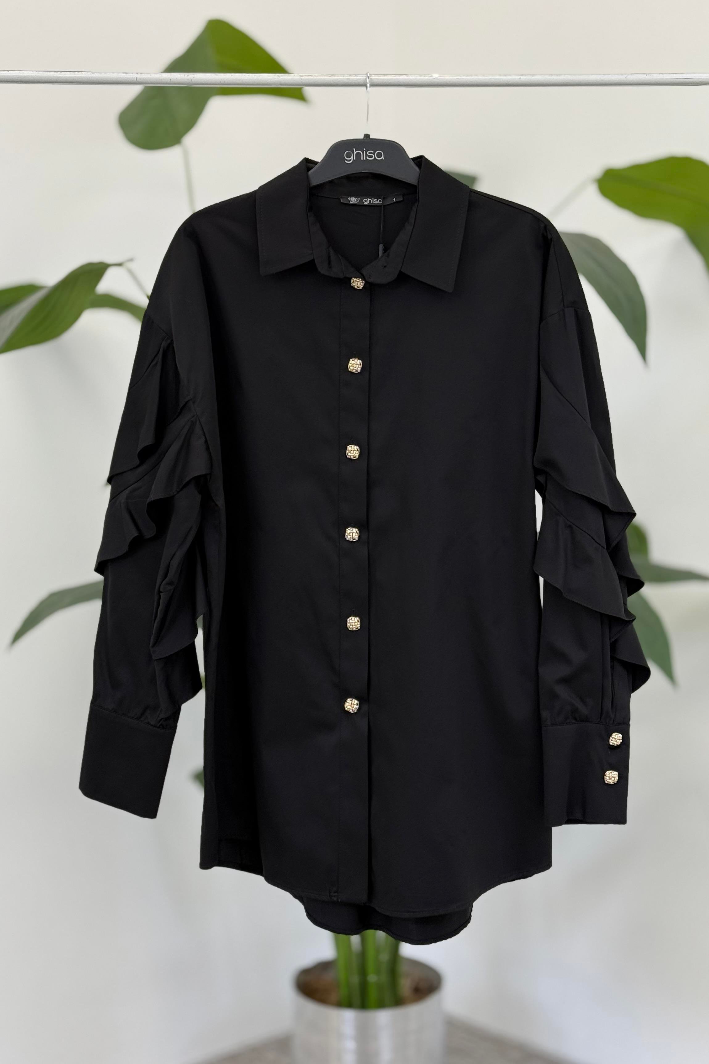 GHİSA Ghisa 4986 Tunik - Siyah Ghisa 4986 Tunik - Bilen Giyim Tunik 
