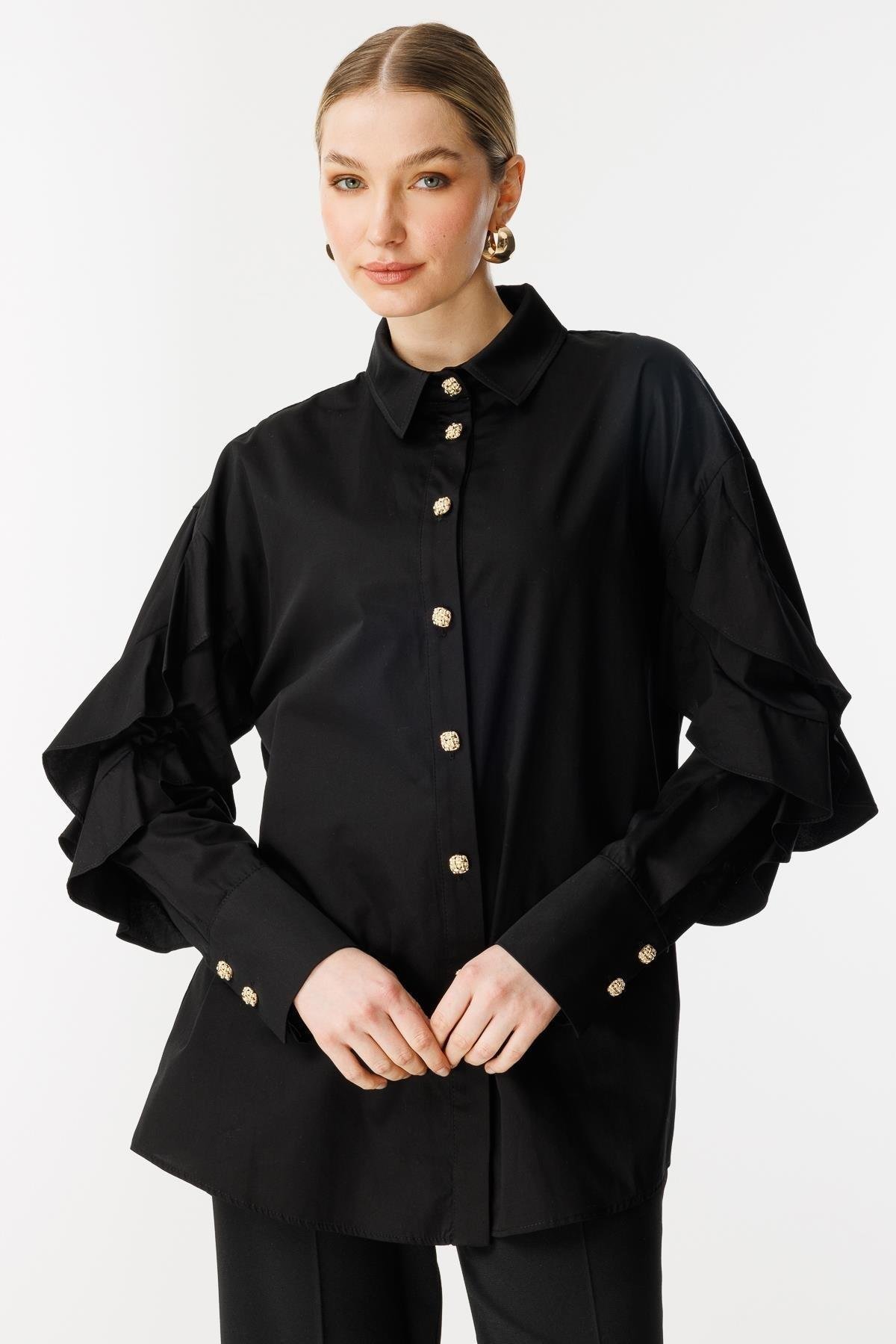 GHİSA Ghisa 4986 Tunik - Siyah Ghisa 4986 Tunik - Bilen Giyim Tunik 