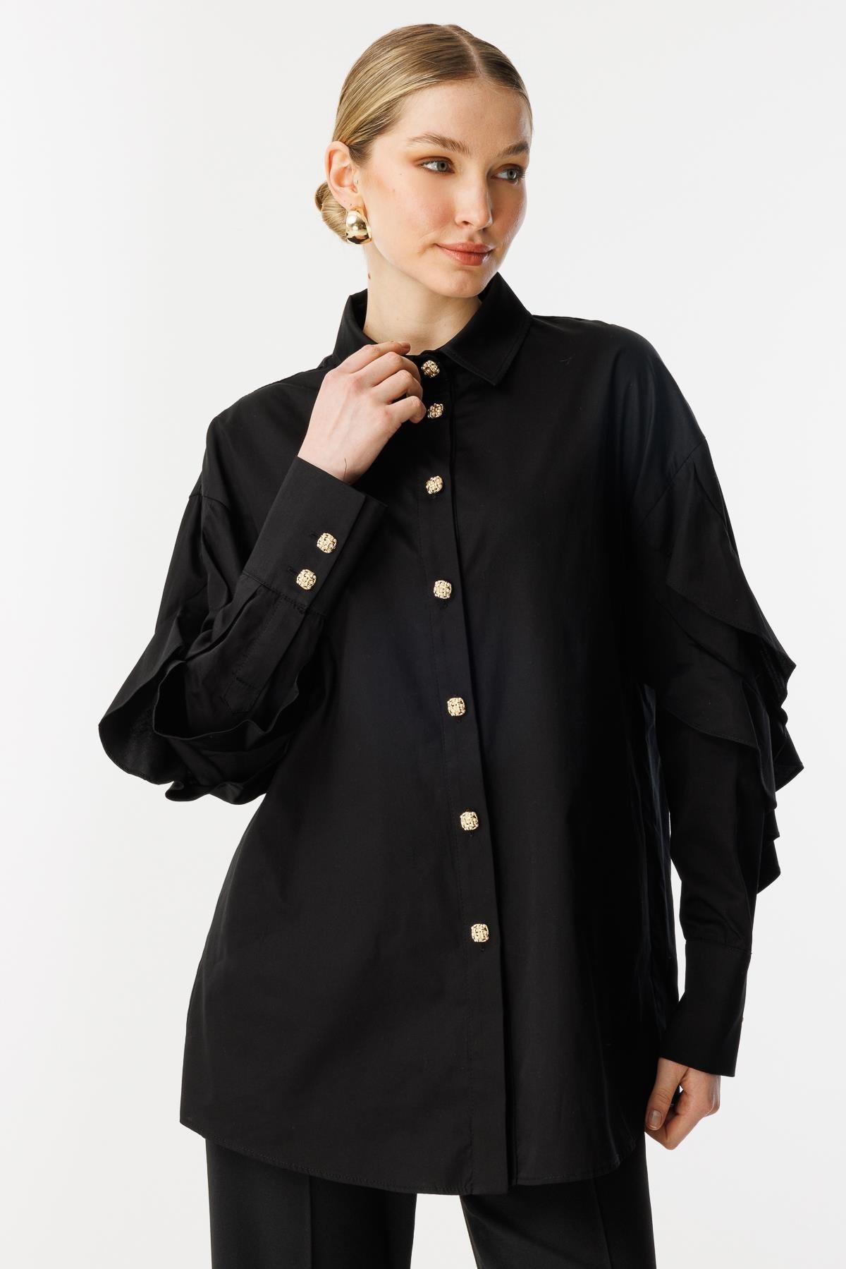 GHİSA Ghisa 4986 Tunik - Siyah Ghisa 4986 Tunik - Bilen Giyim Tunik 