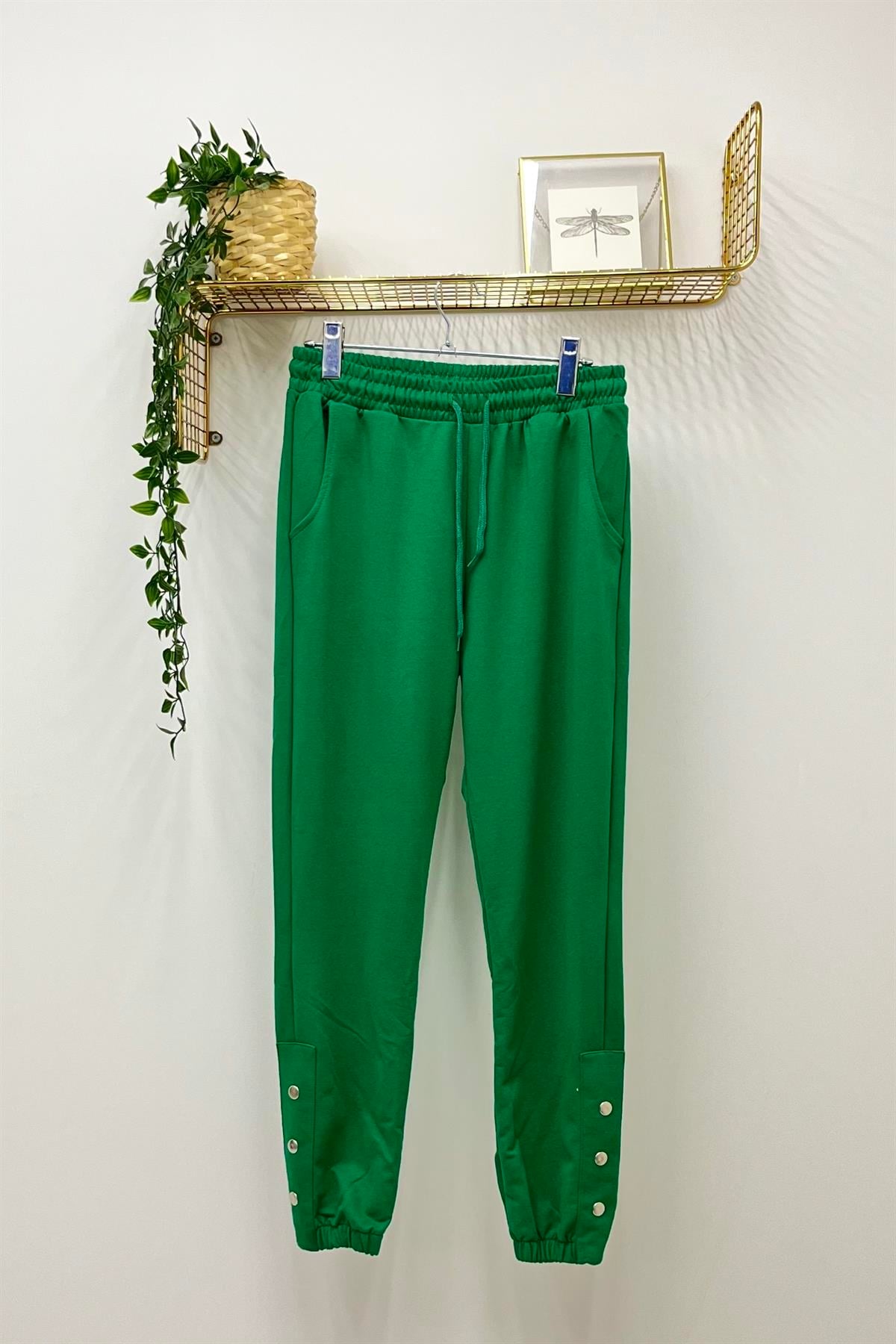 HADİSE Paçadan Çıtçıt Detaylı Eşofman Altı 0481 - Benetton  Eşofman Altı