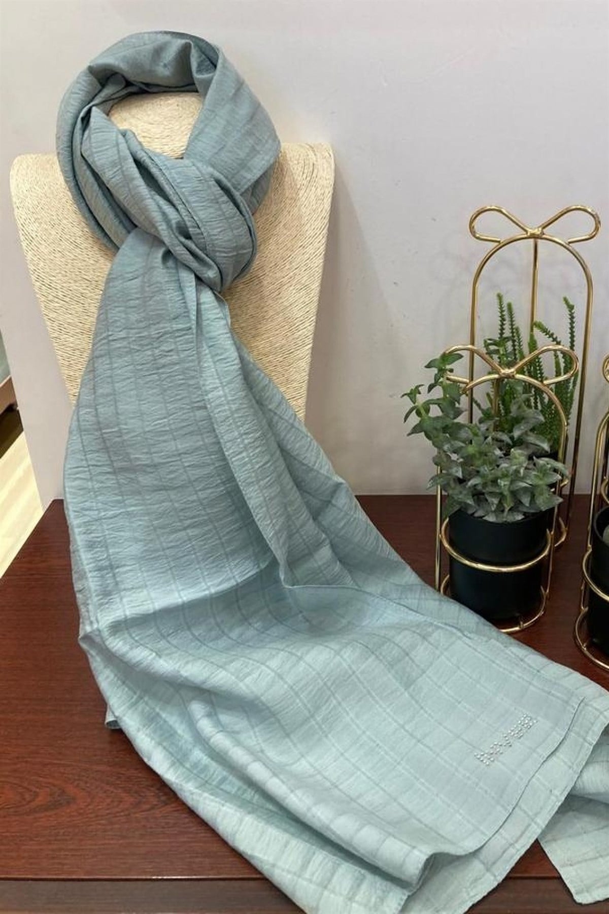 İNVEE İnvee 1445 Yok Şal - Mint Yeşili