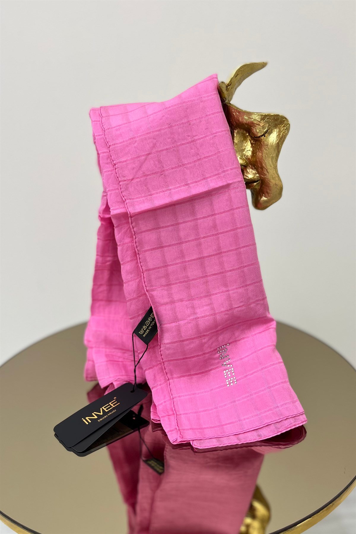 İNVEE İnvee 1445 Yok Şal - Pembe  Şal
