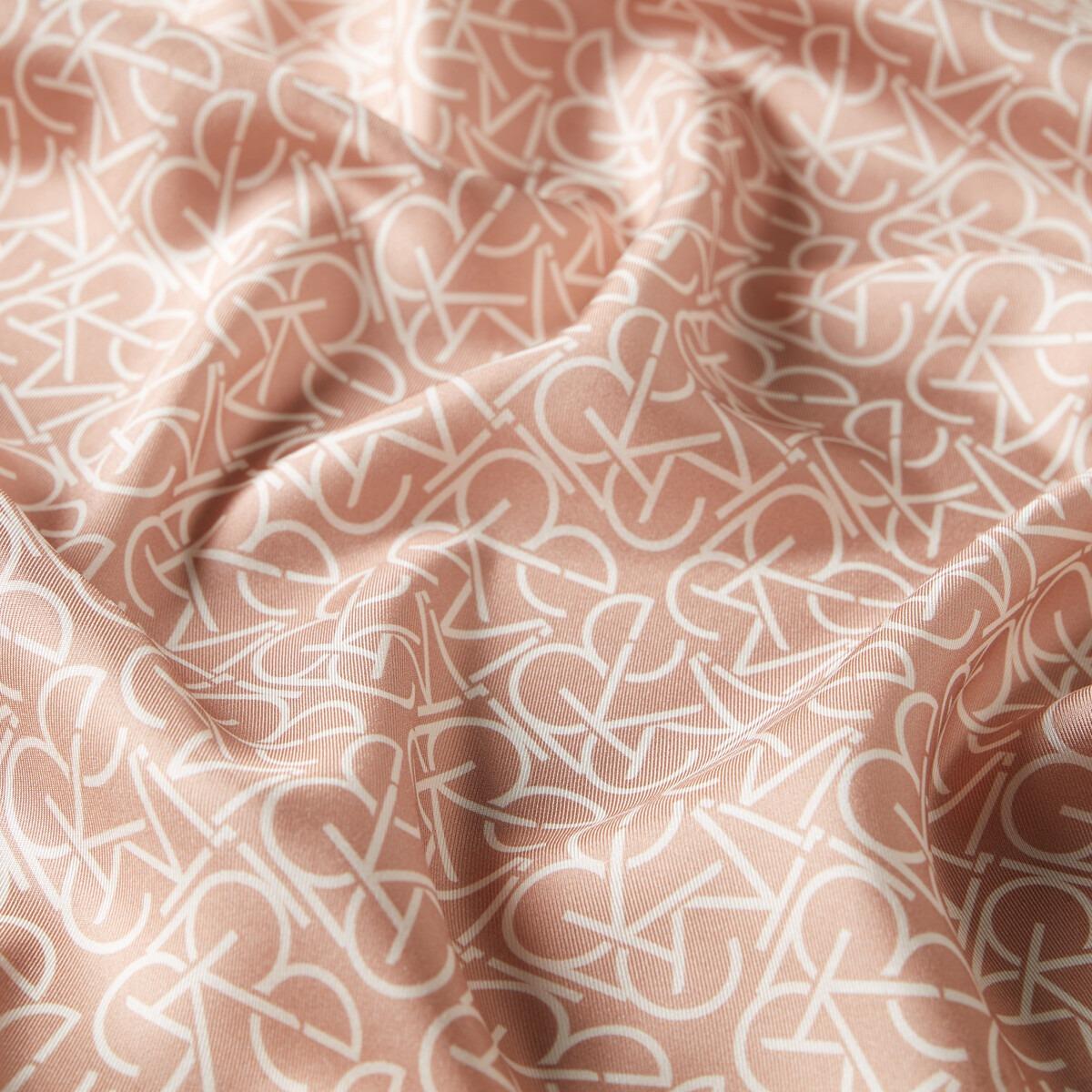 İPEKEVİ İpekevi 01119 Typo Monogram Tivil İpek Eşarp - Fondoten  Eşarp 