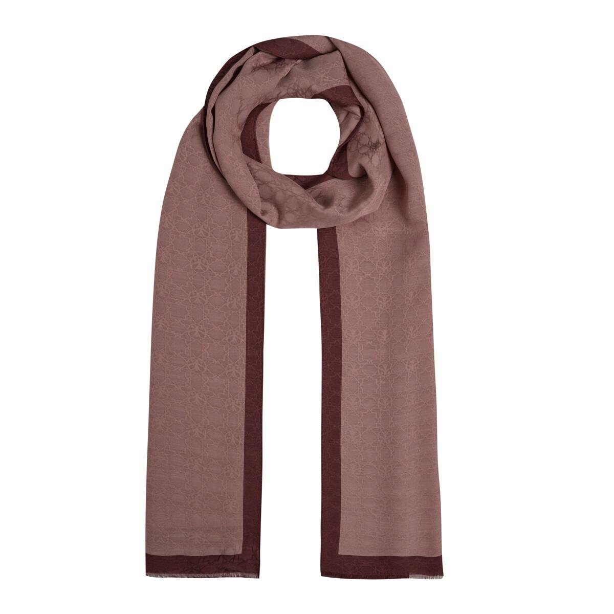 İPEKEVİ İpekevi 04356 Dört Mevsim Monogram Şal - Gül Pembe  Şal 