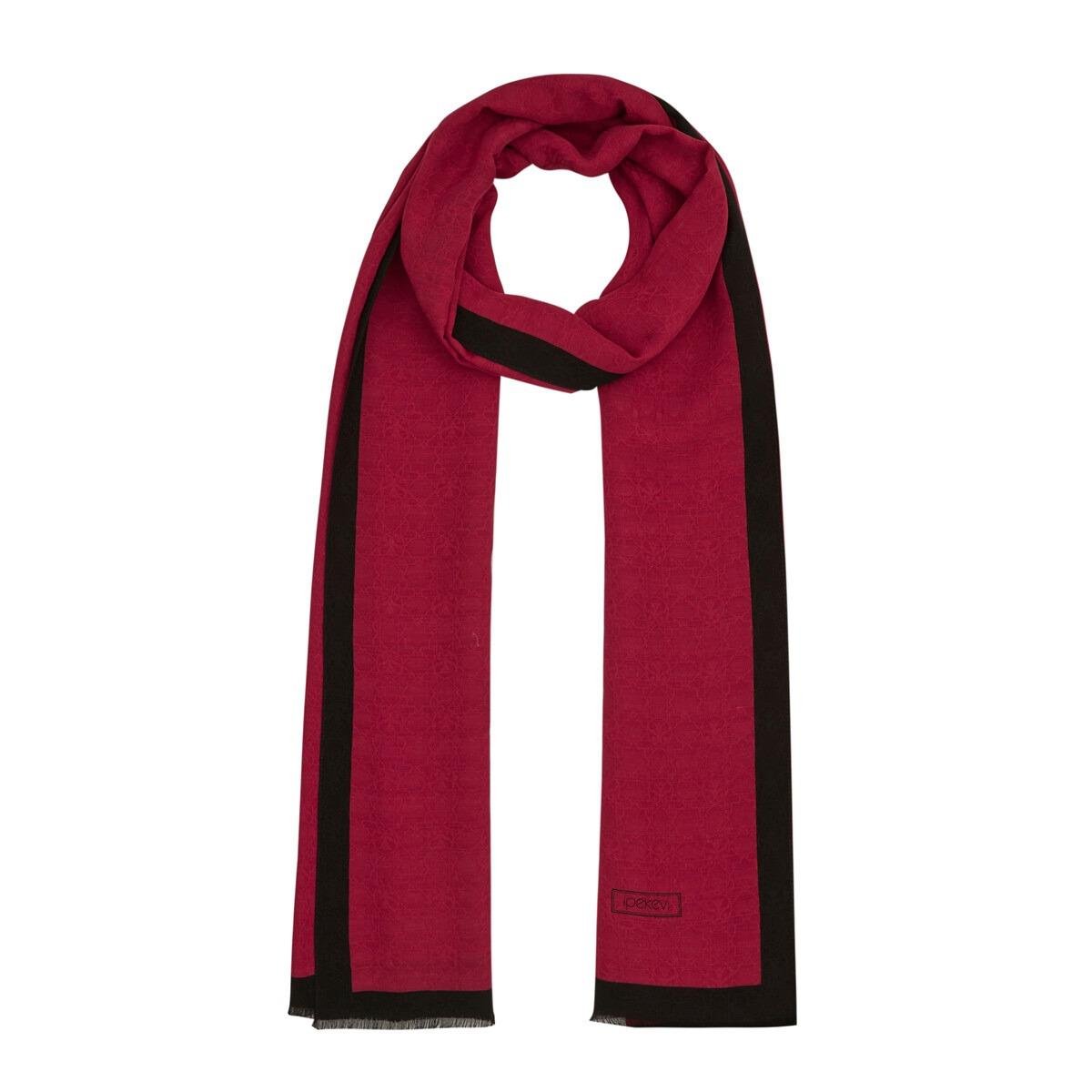 İPEKEVİ İpekevi 04356 Dört Mevsim Monogram Şal - Bordo İpekevi 04356 Dört Mevsim Monogram Şal - Bilen Giyim Şal 