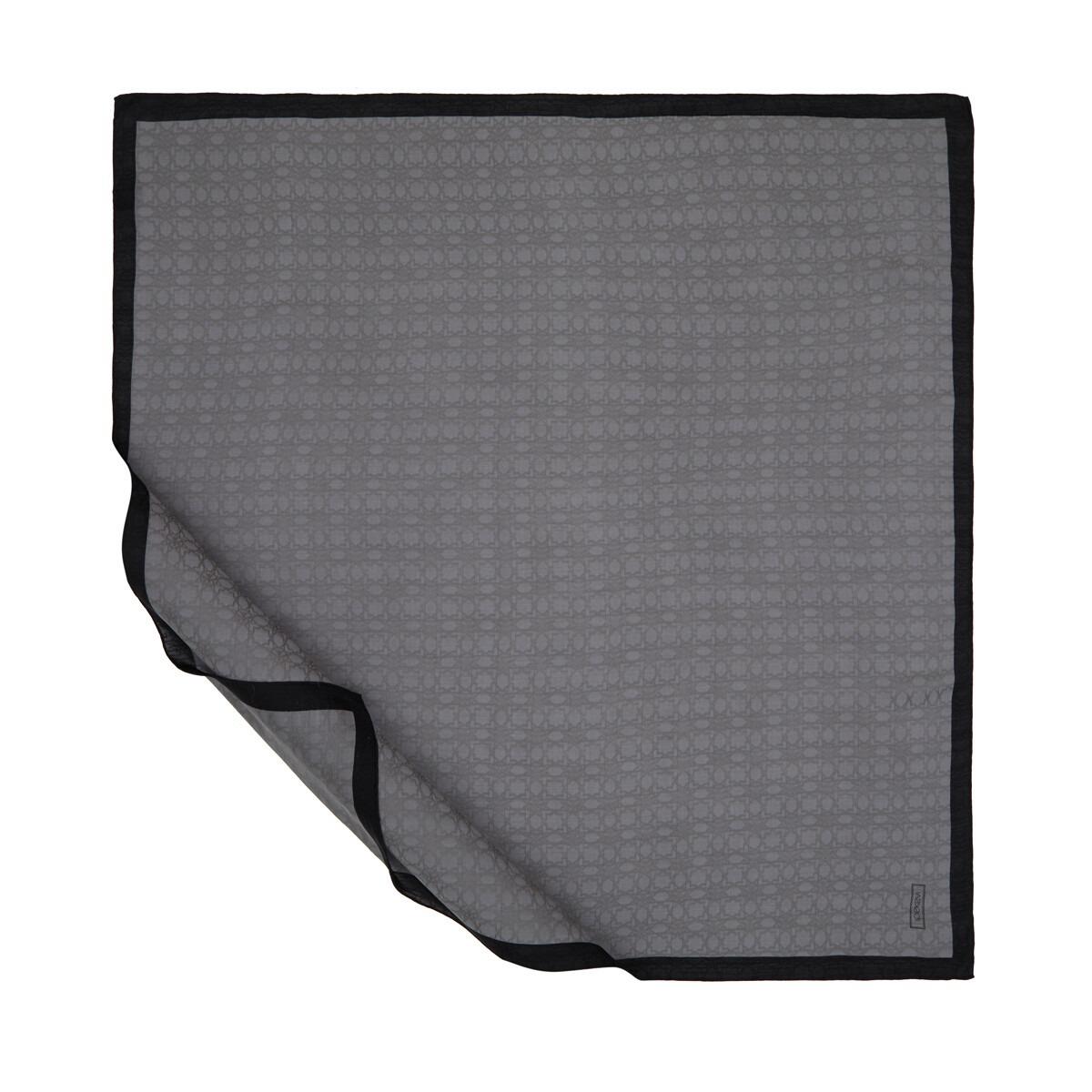 İPEKEVİ İpekevi 04357 Dört Mevsim Monogram Şal - Gümüş  Şal 