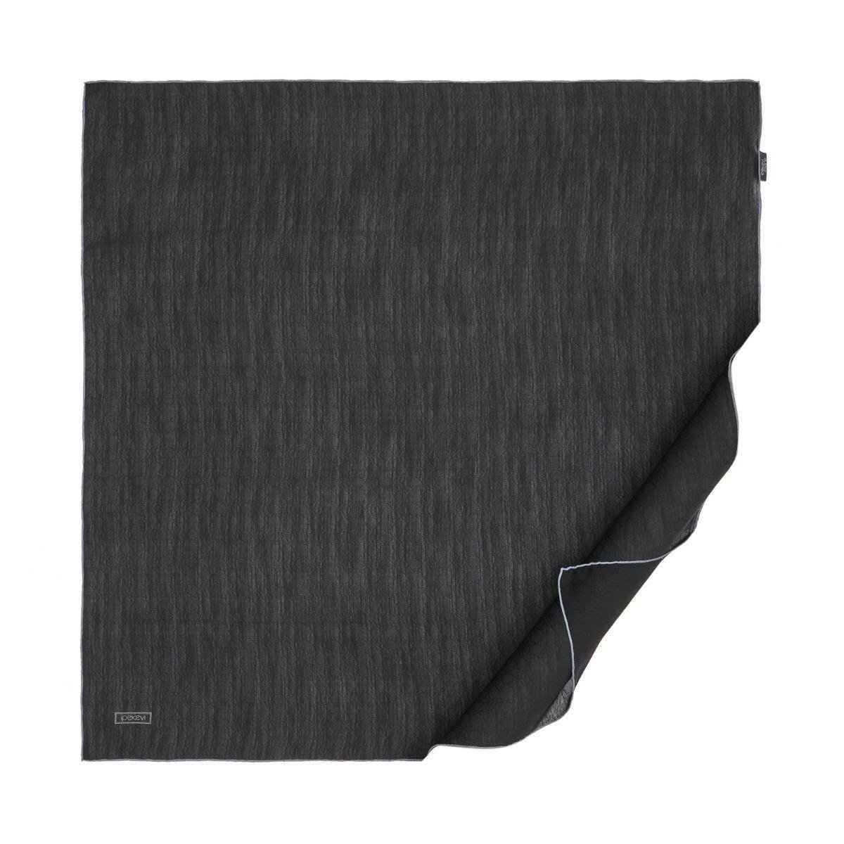 İPEKEVİ İpekevi 04358 Dört Mevsim Monogram Eşarp - Siyah - Gri  Eşarp 