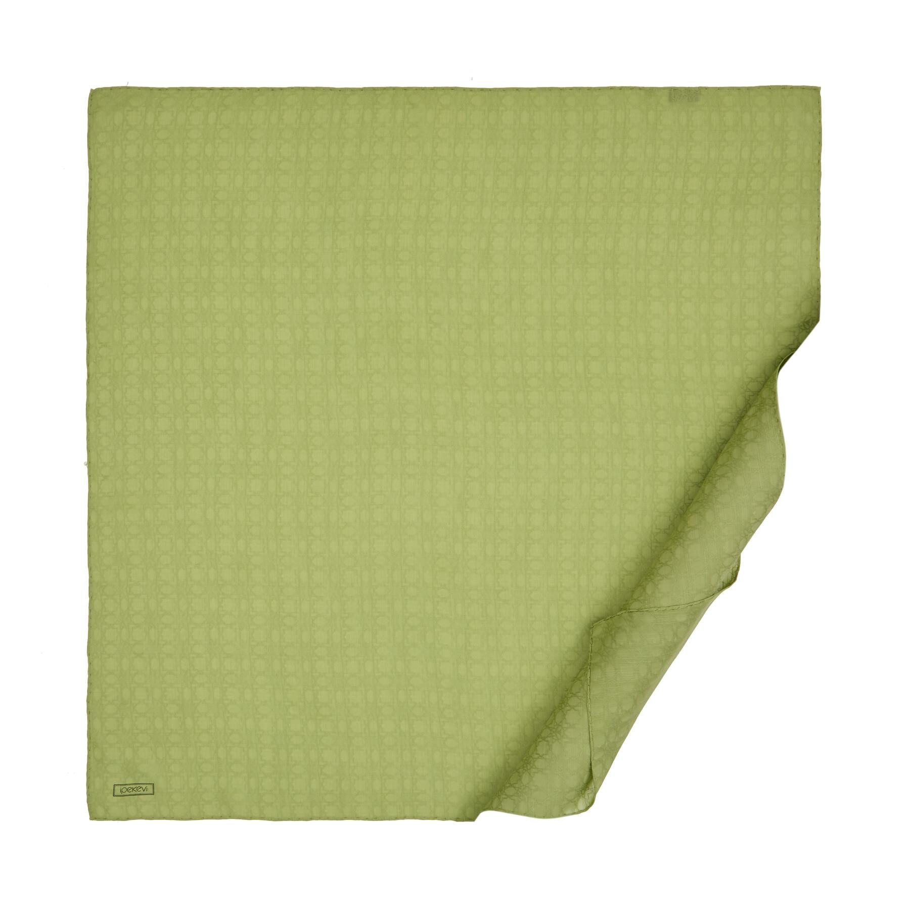 İPEKEVİ İpekevi 04358 Dört Mevsim Monogram Eşarp - Çam Kokusu  Eşarp 