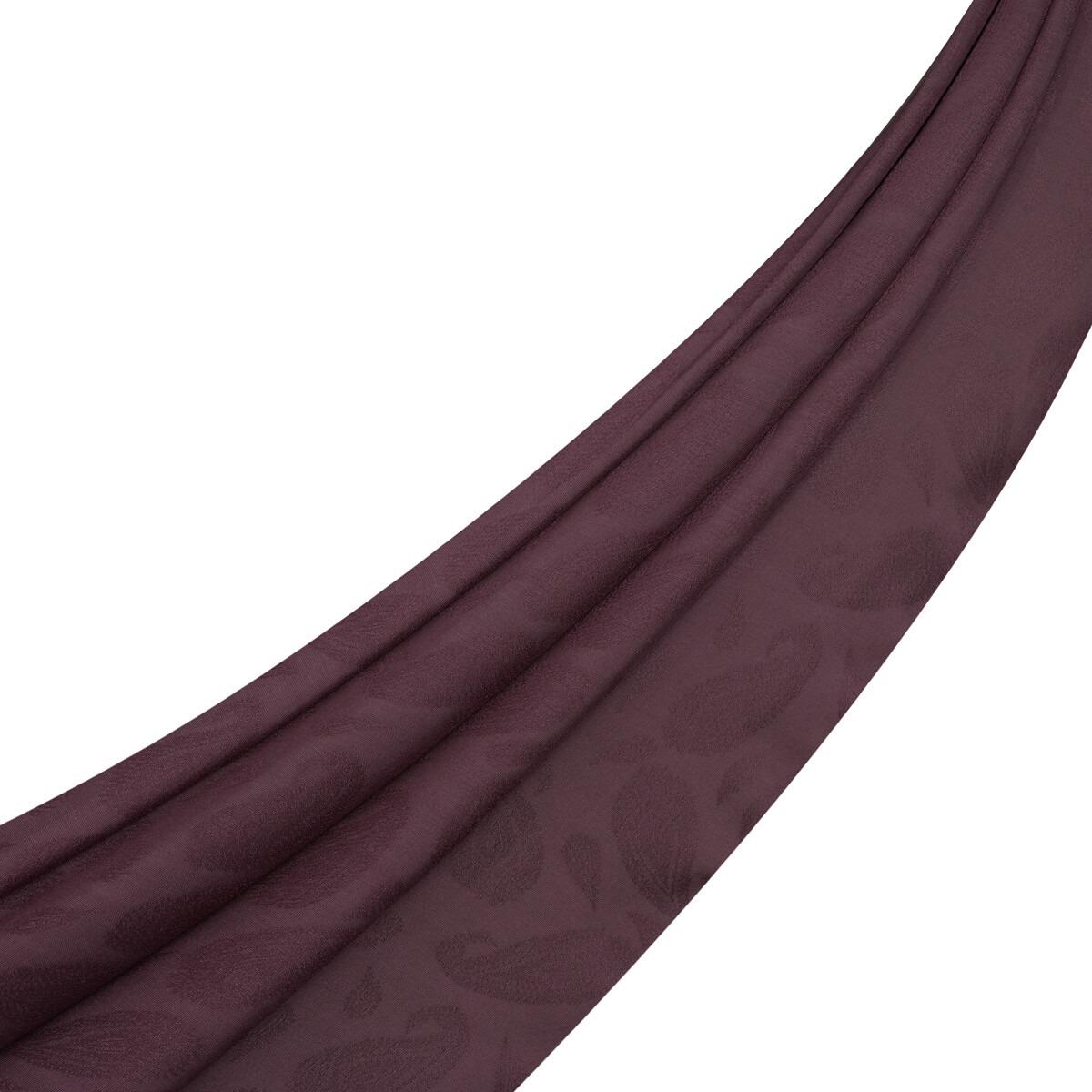 İPEKEVİ İpekevi 04392 Dört Mevsim Paisley Monogram Şal - İncir Moru İpekevi 04392 Dört Mevsim Paisley Monogram Şal - Bilen Giyim Şal 
