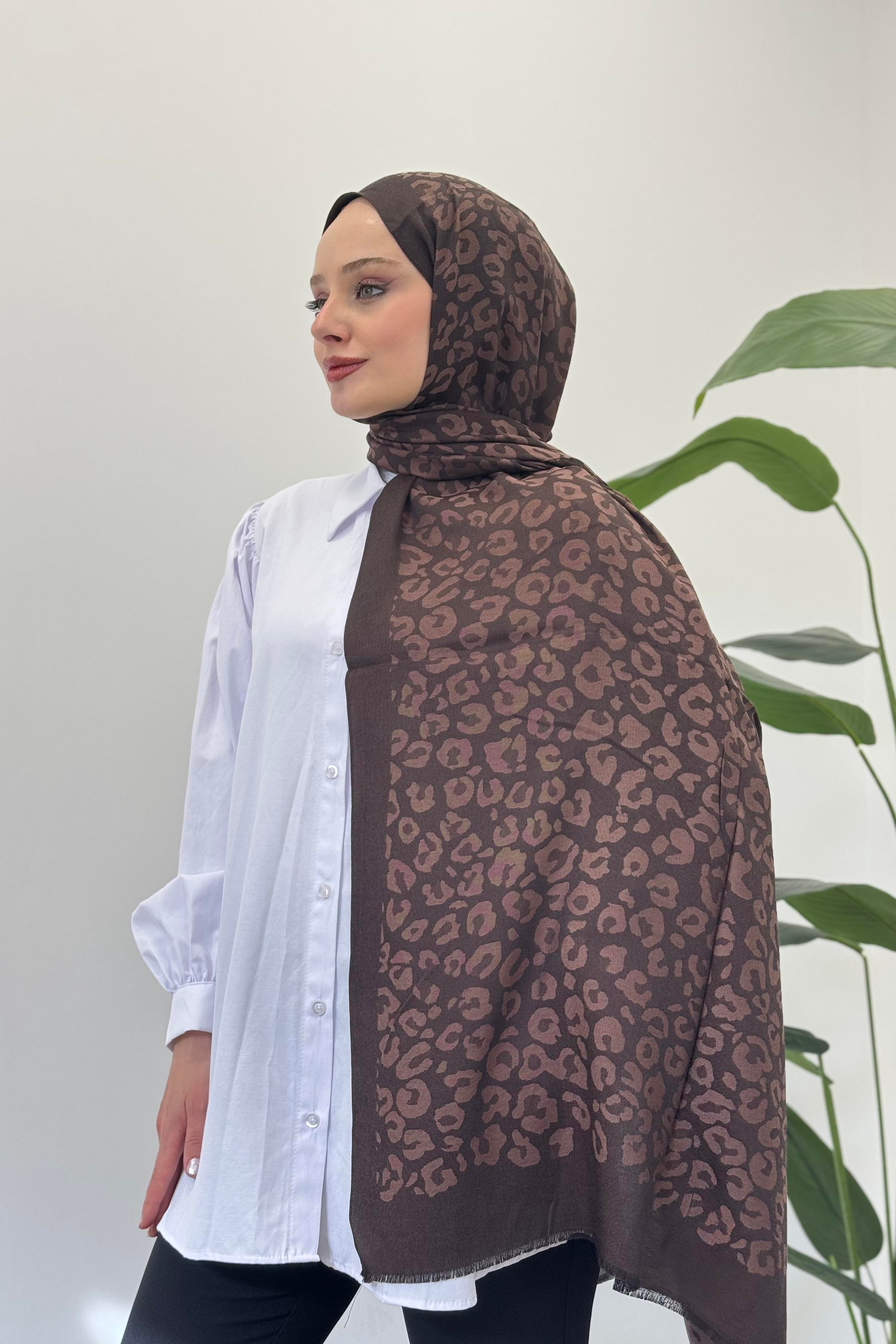 LEVİDOR Levidor 11181 Cashmere Şal - Acı Kahve  Şal 