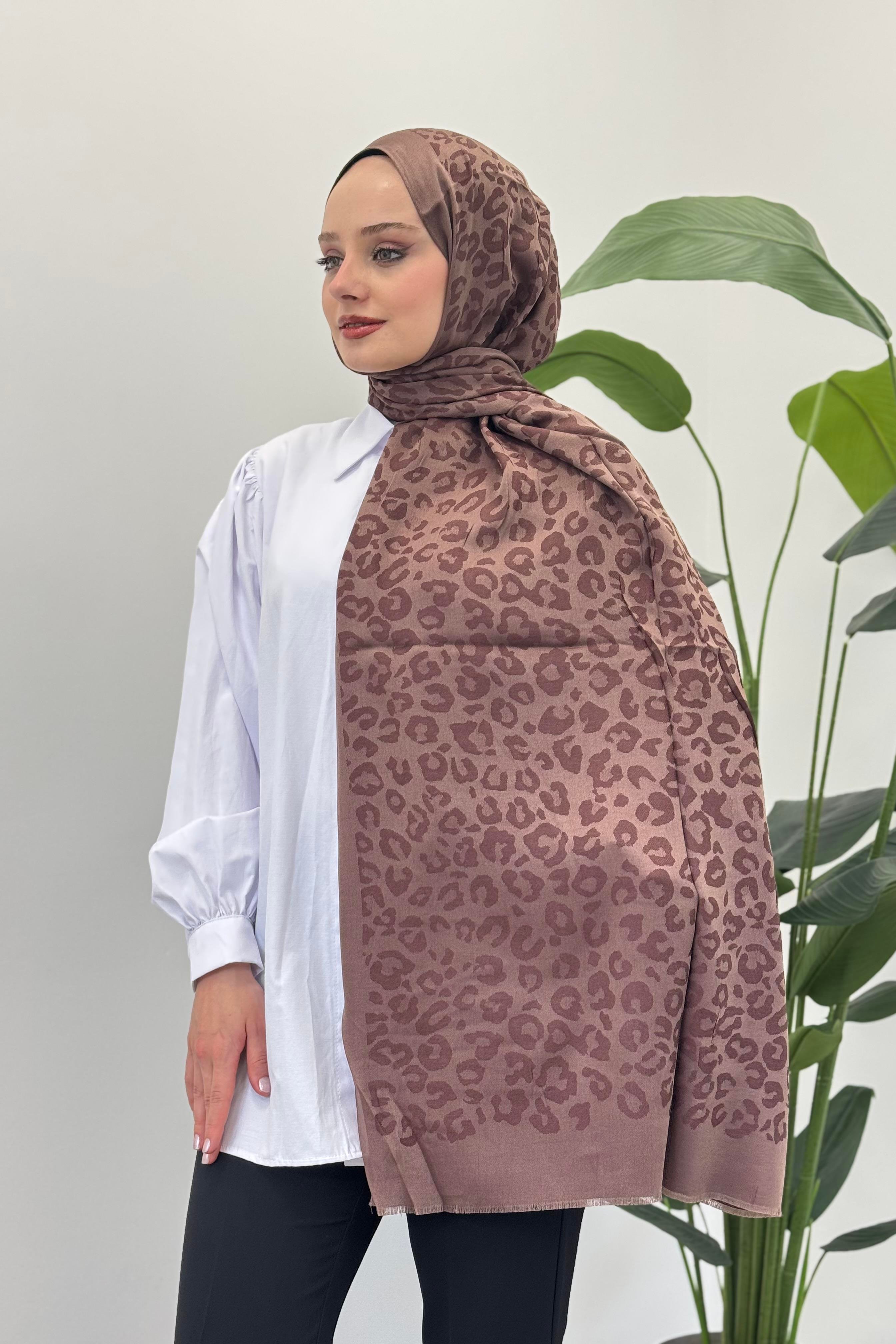 LEVİDOR Levidor 11181 Cashmere Şal - Kahve  Şal 