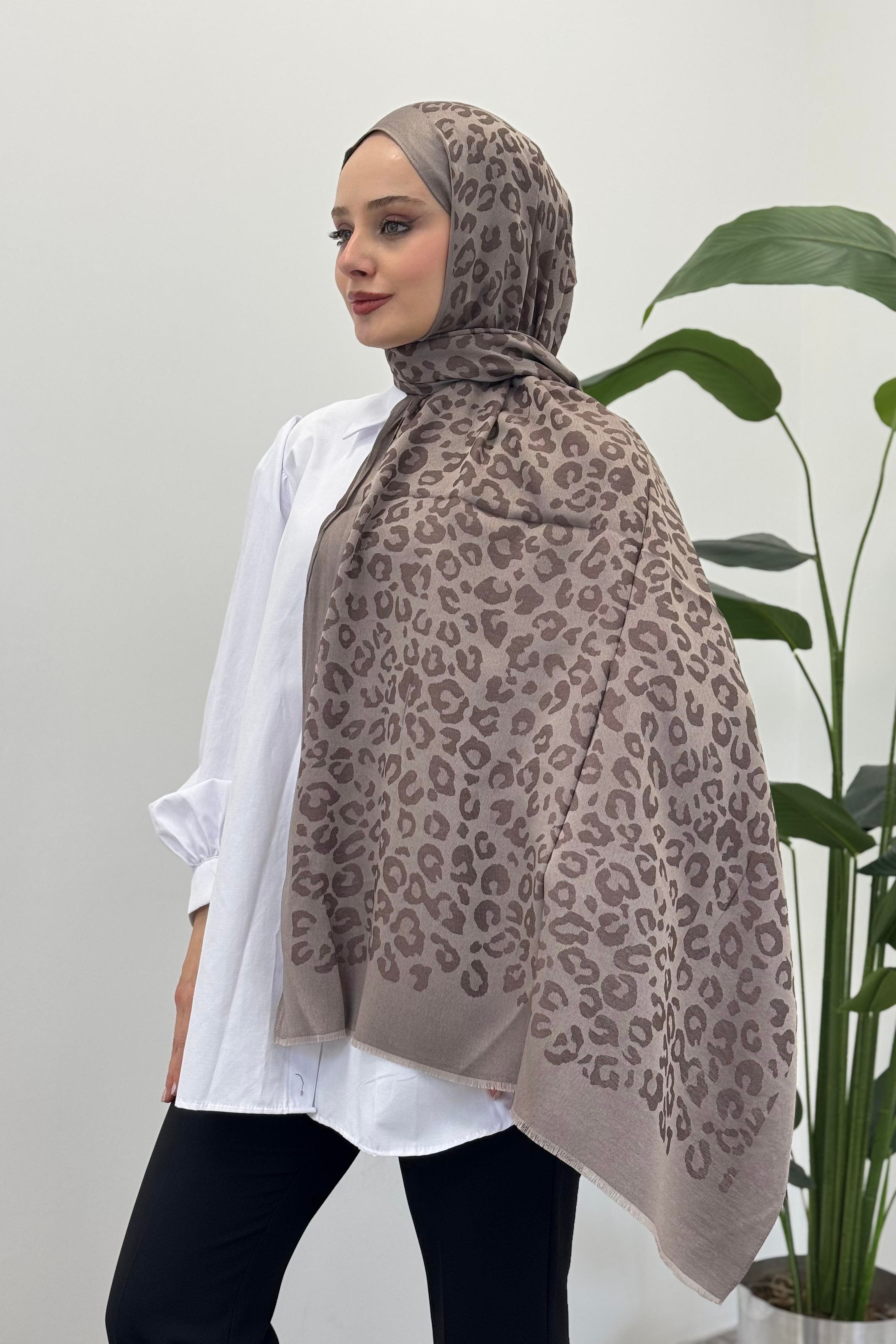 LEVİDOR Levidor 11181 Cashmere Şal - Vizon  Şal 
